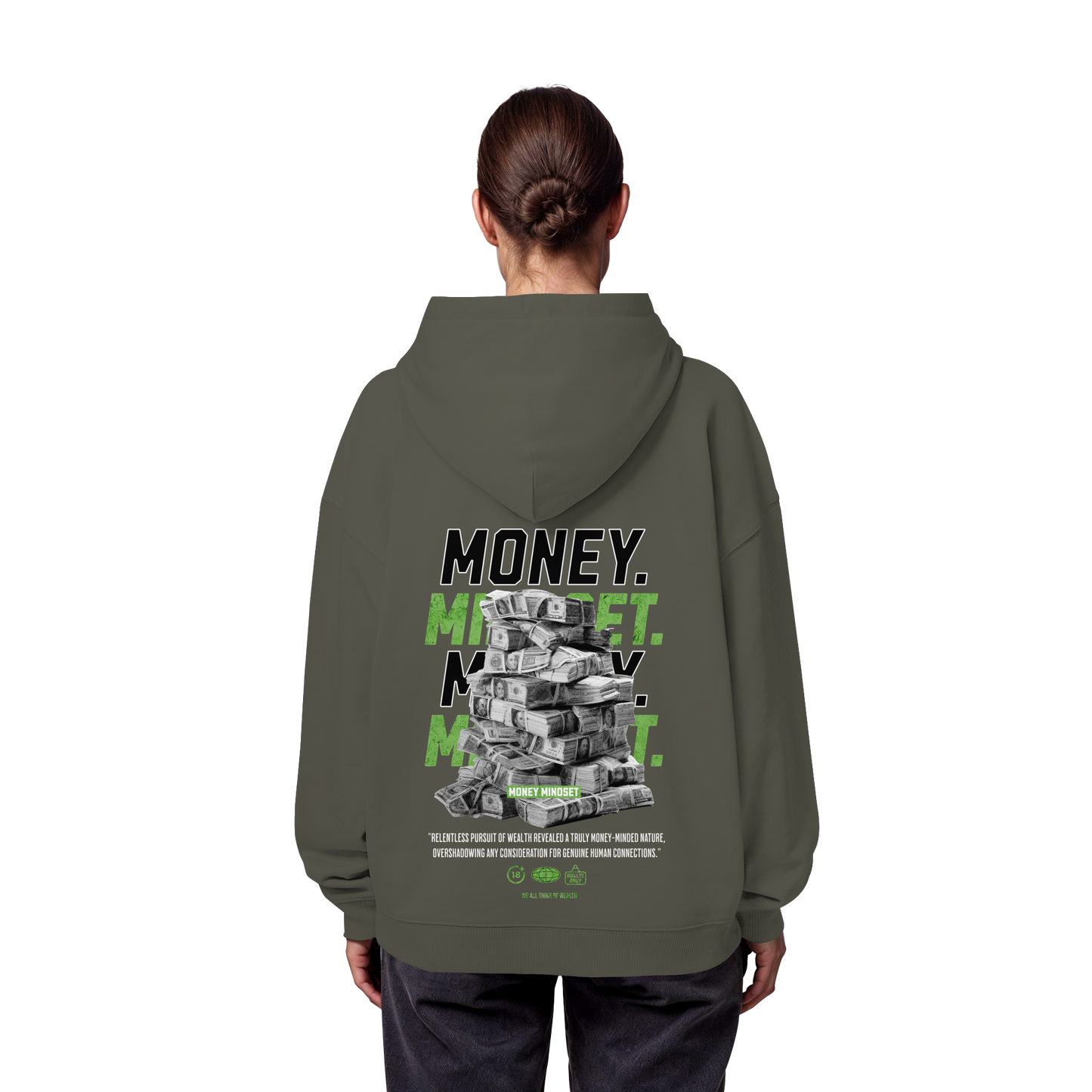 Money - Premium 350 g/m² Oversize Hoodie