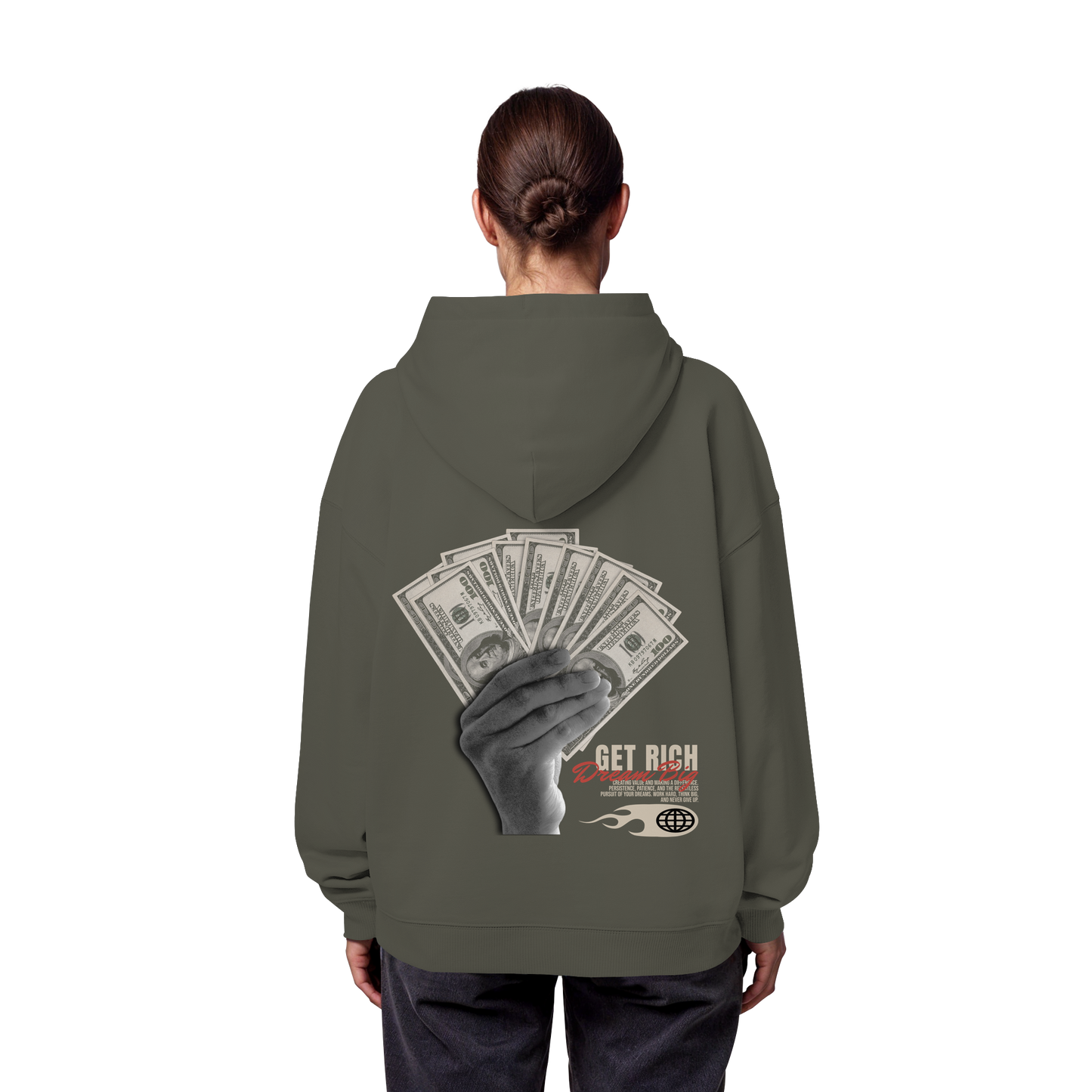 Money - Premium 350 g/m² Oversize Hoodie