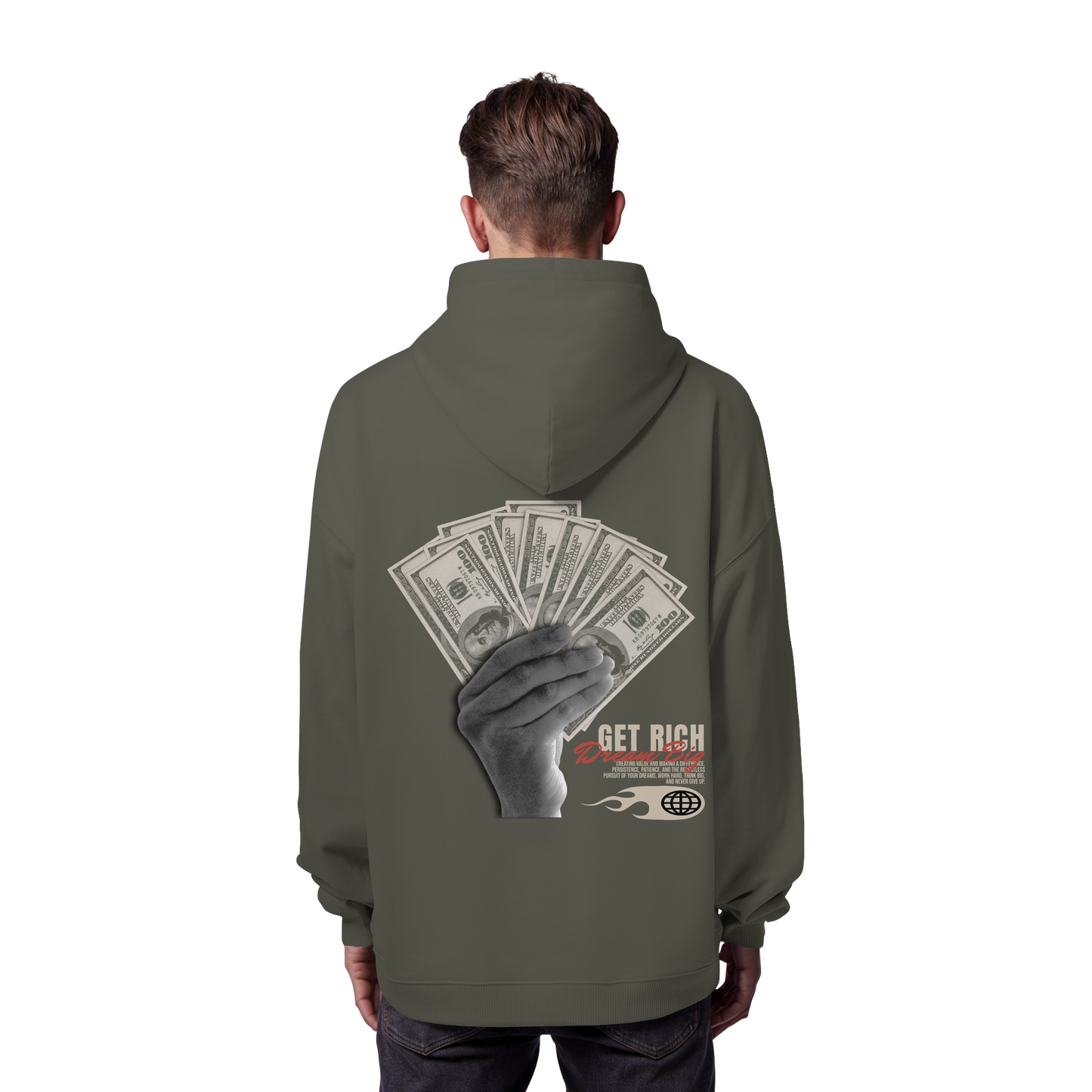 Money - Premium 350 g/m² Oversize Hoodie