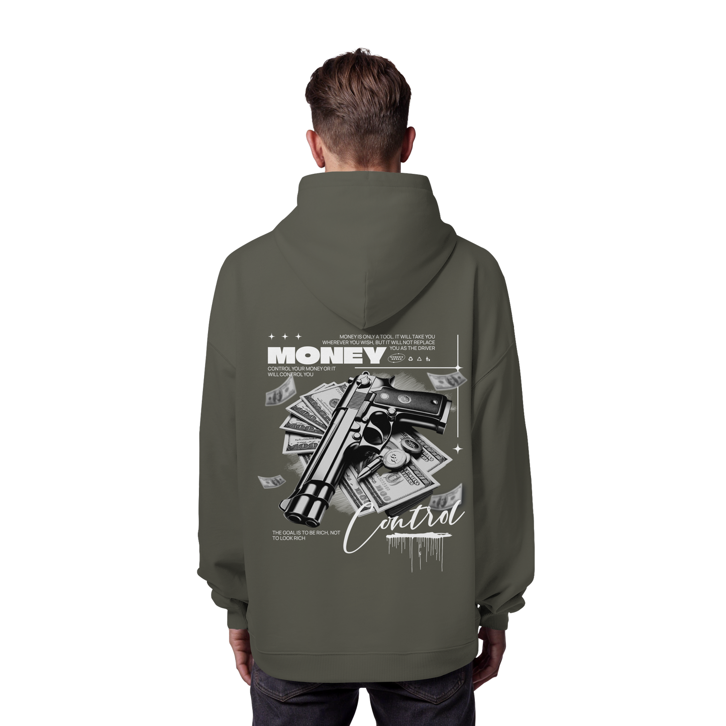 Money - Premium 350 g/m² Oversize Hoodie