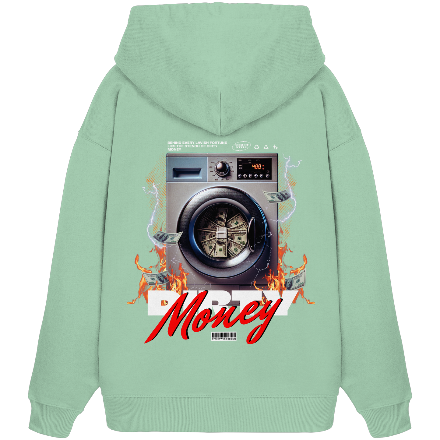 Money - Premium 350 g/m² Oversize Hoodie