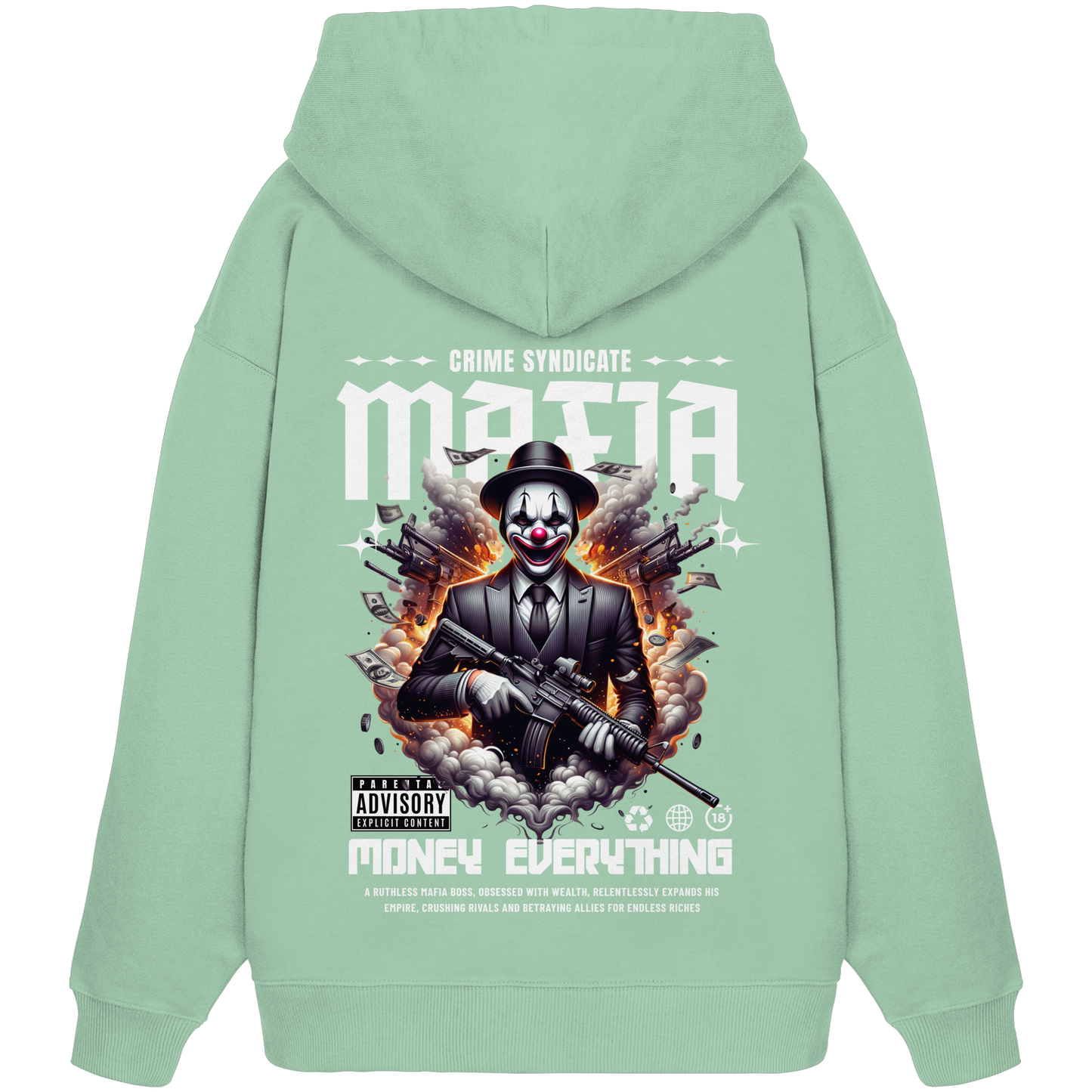 Money - Premium 350 g/m² Oversize Hoodie