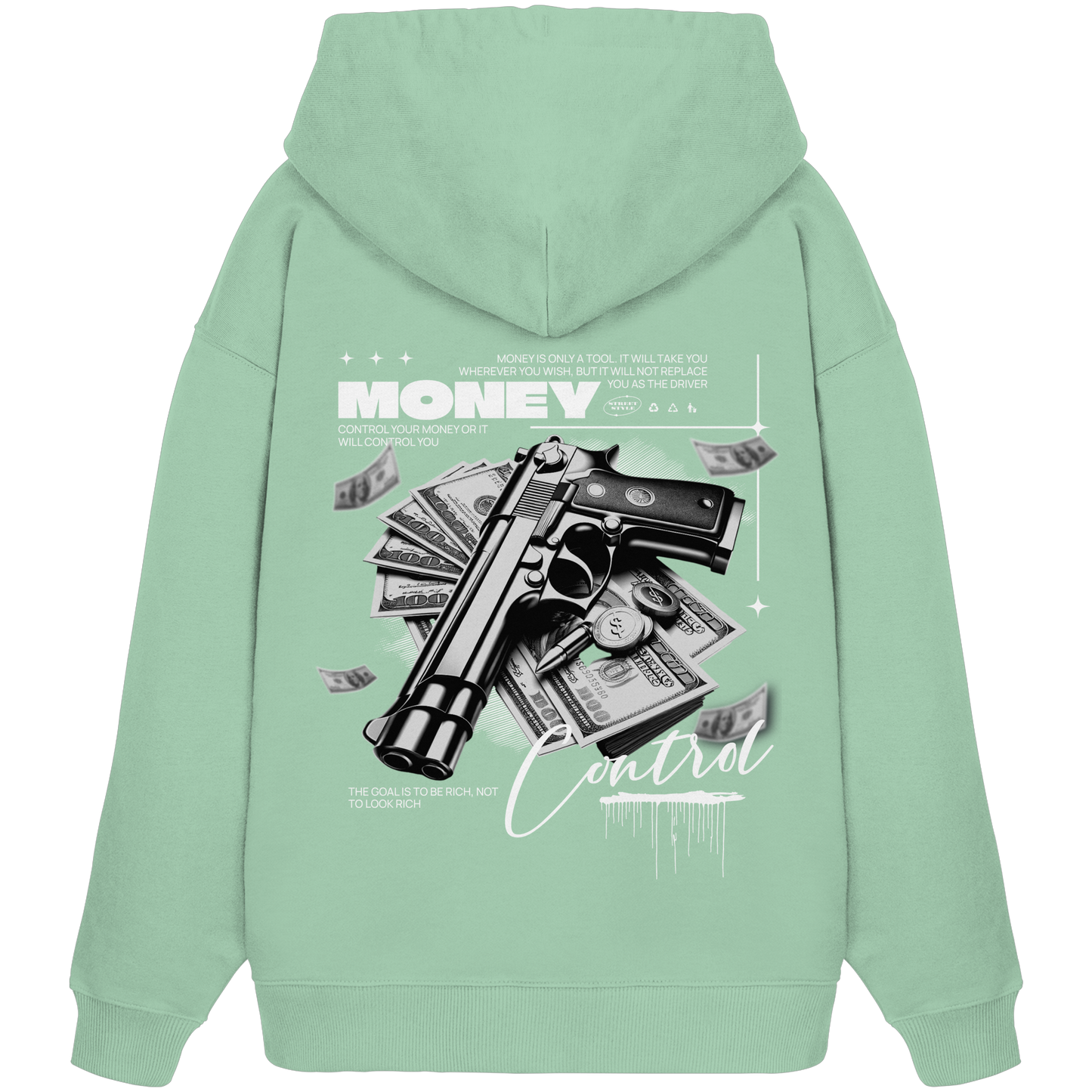Money - Premium 350 g/m² Oversize Hoodie