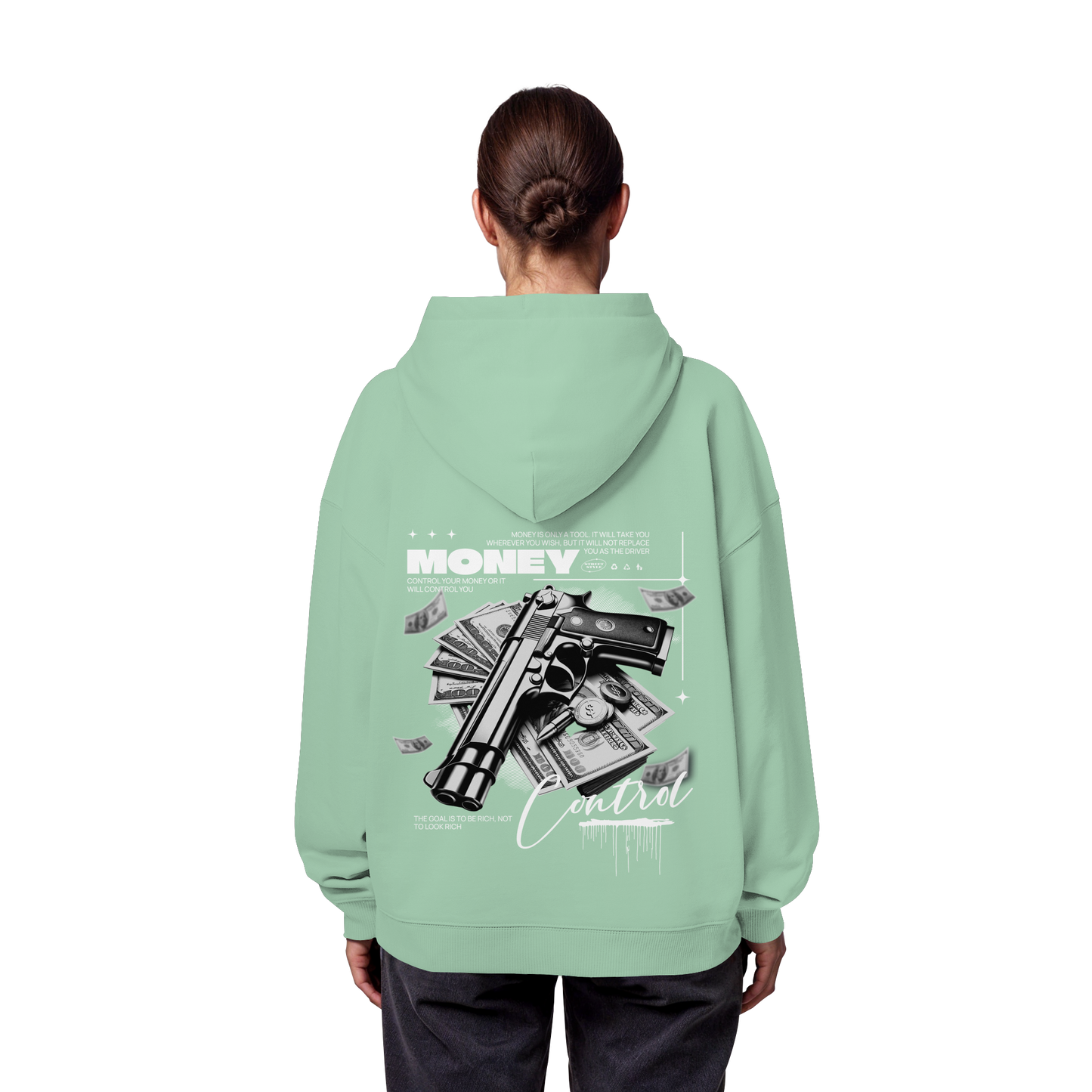 Money - Premium 350 g/m² Oversize Hoodie
