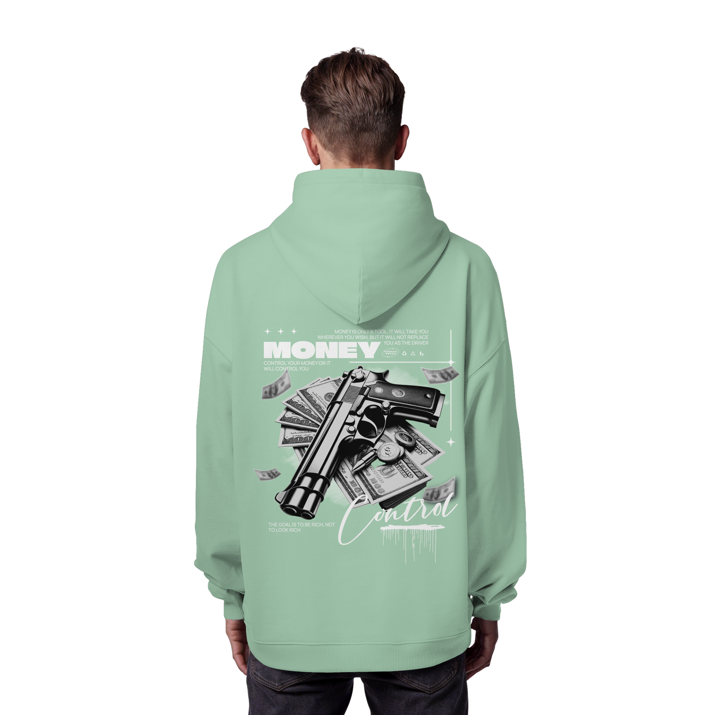 Money - Premium 350 g/m² Oversize Hoodie