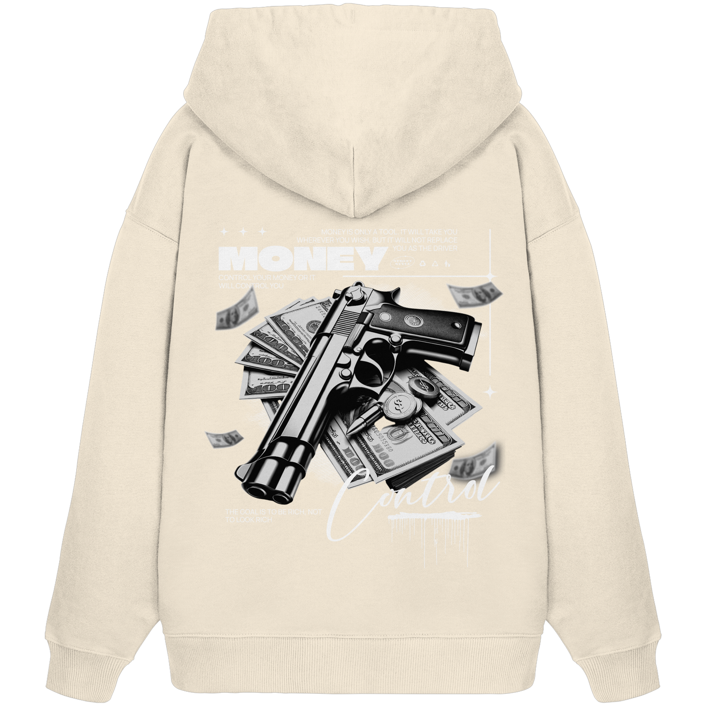 Money - Premium 350 g/m² Oversize Hoodie