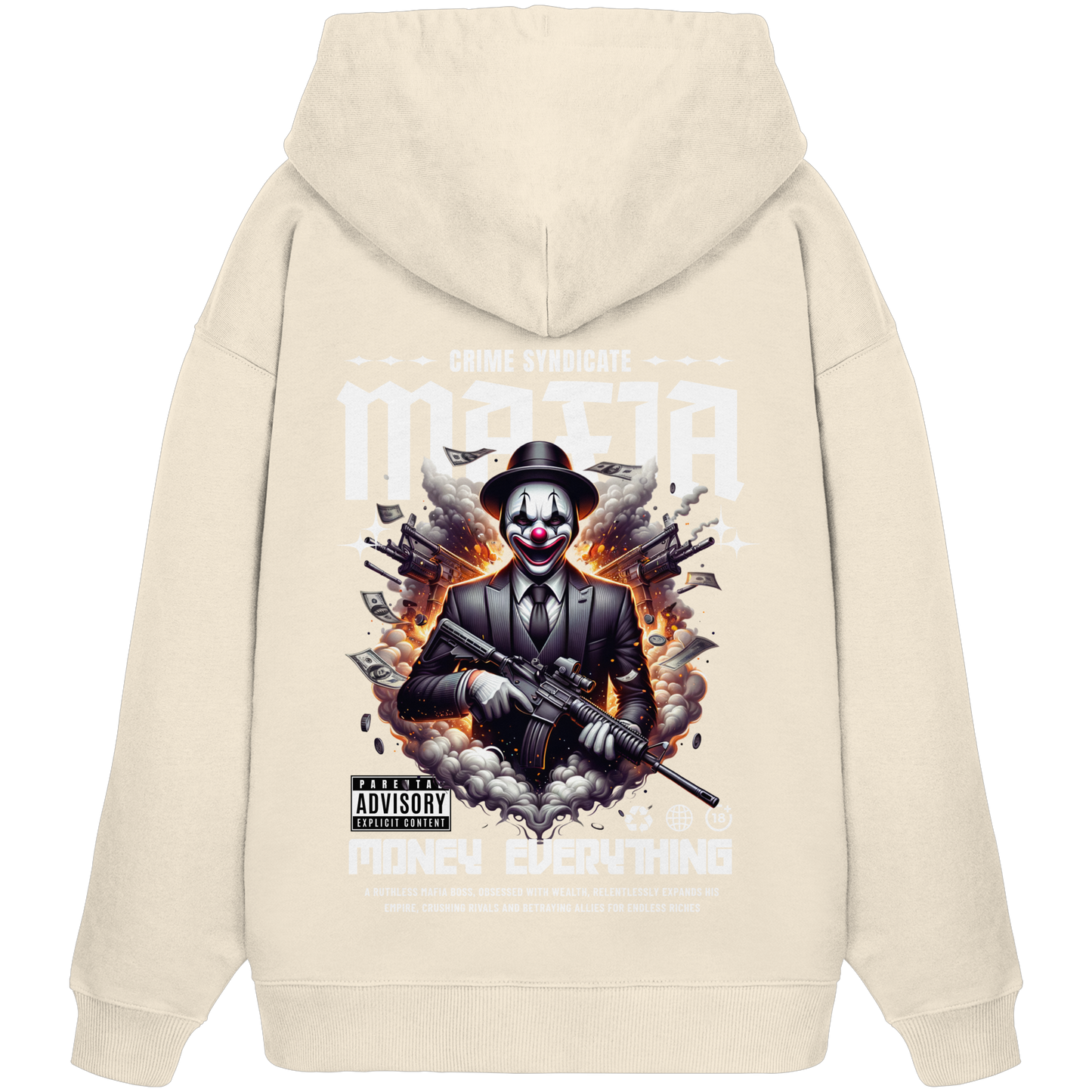 Money - Premium 350 g/m² Oversize Hoodie