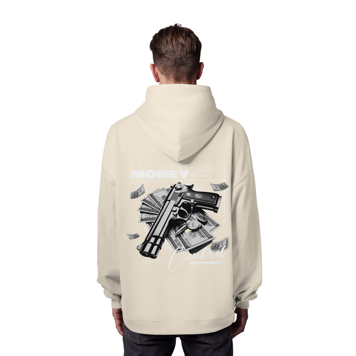 Money - Premium 350 g/m² Oversize Hoodie