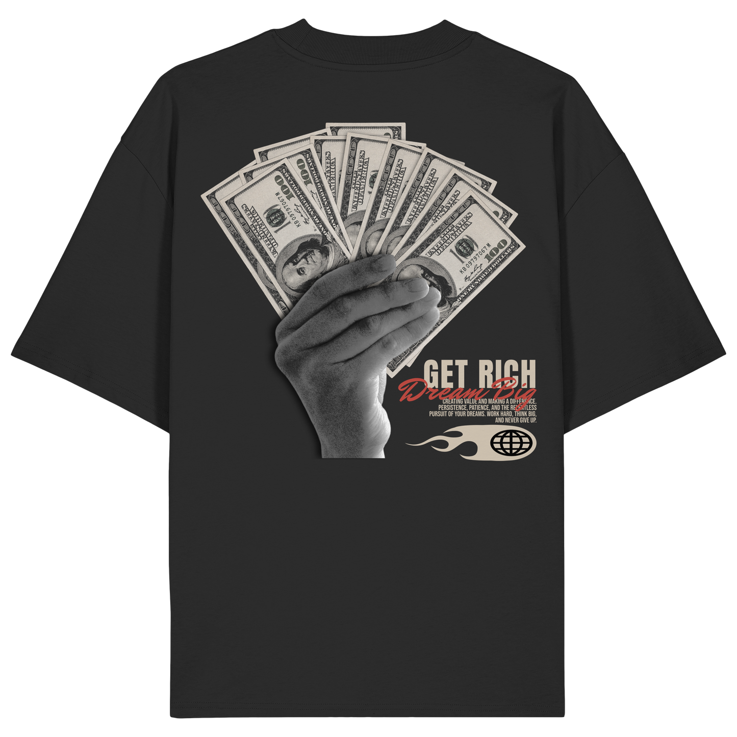 Money - Premium 200g/m² Oversize T-Shirt