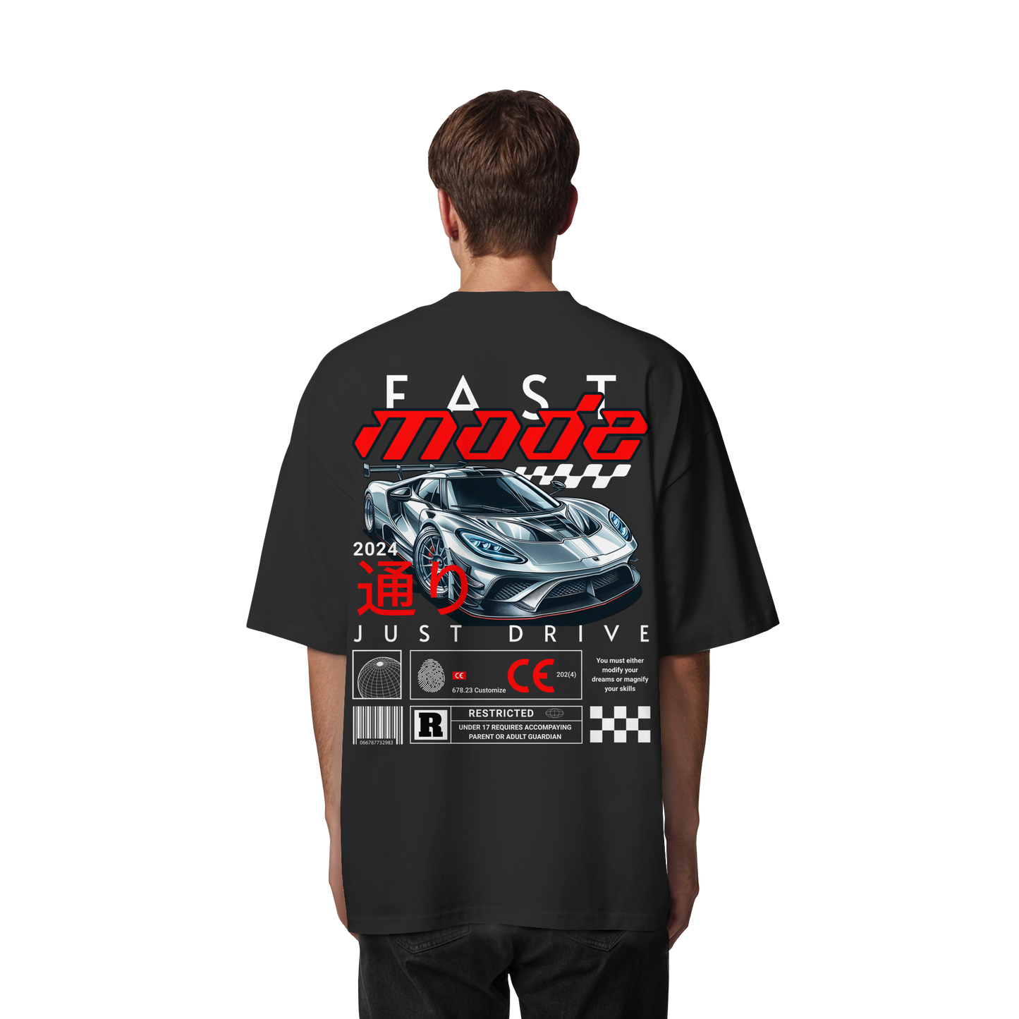 Car - Premium 200g/m² Oversize T-Shirt