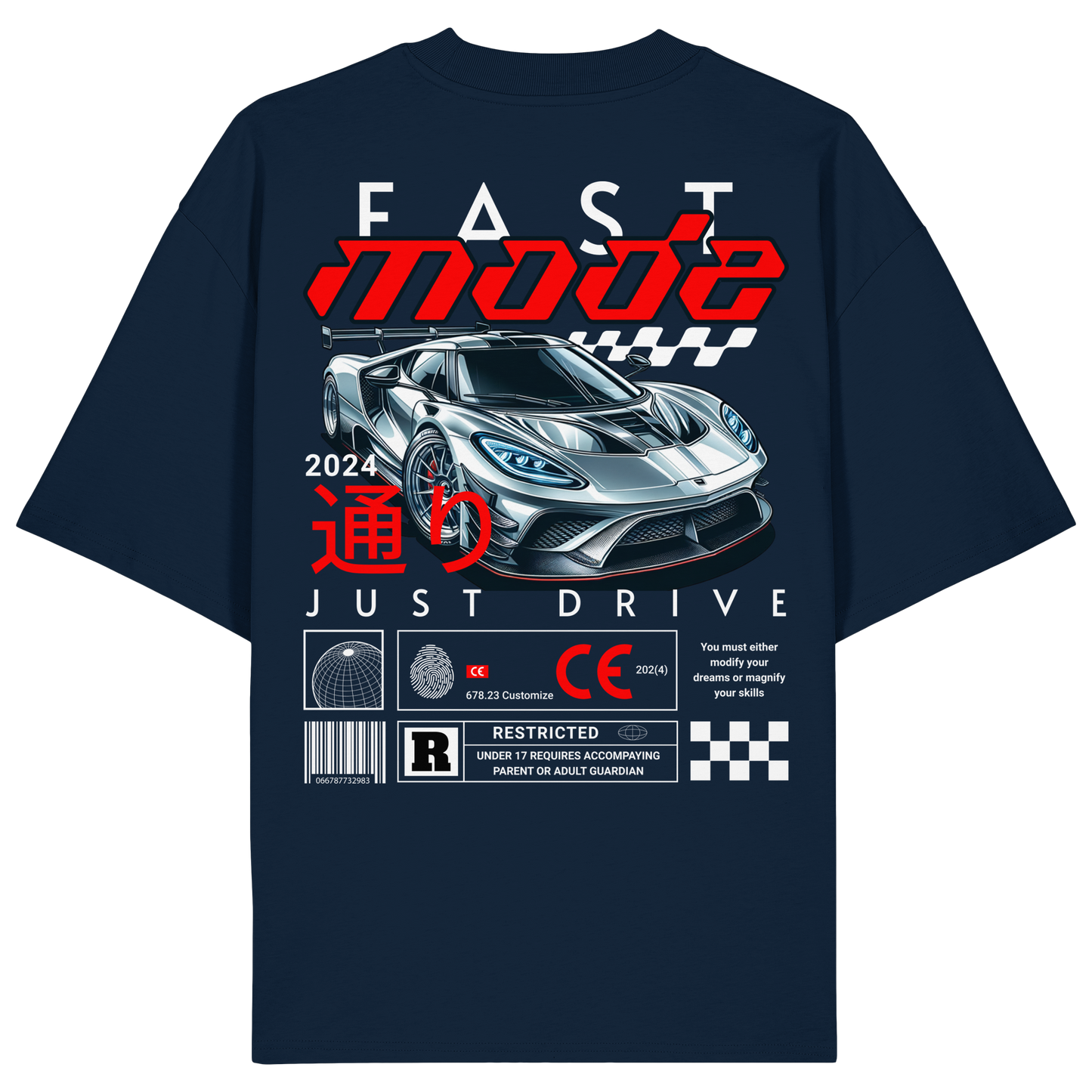 Car - Premium 200g/m² Oversize T-Shirt