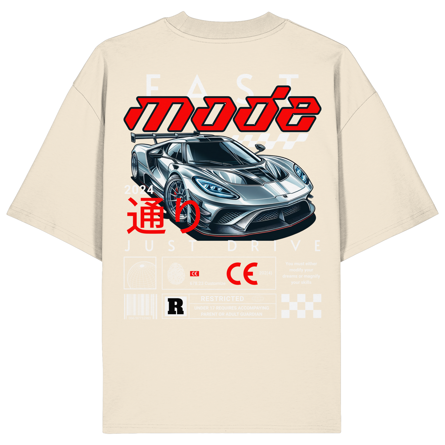 Car - Premium 200g/m² Oversize T-Shirt