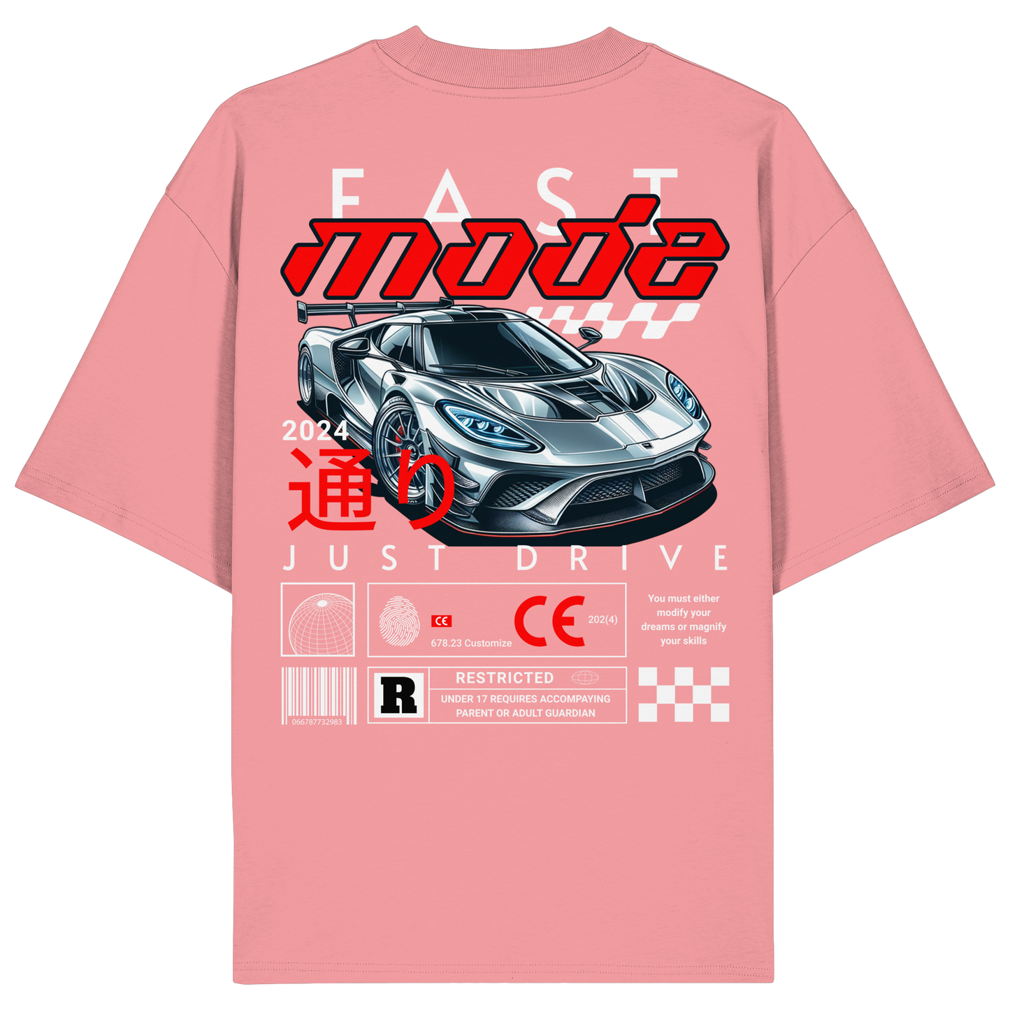 Car - Premium 200g/m² Oversize T-Shirt