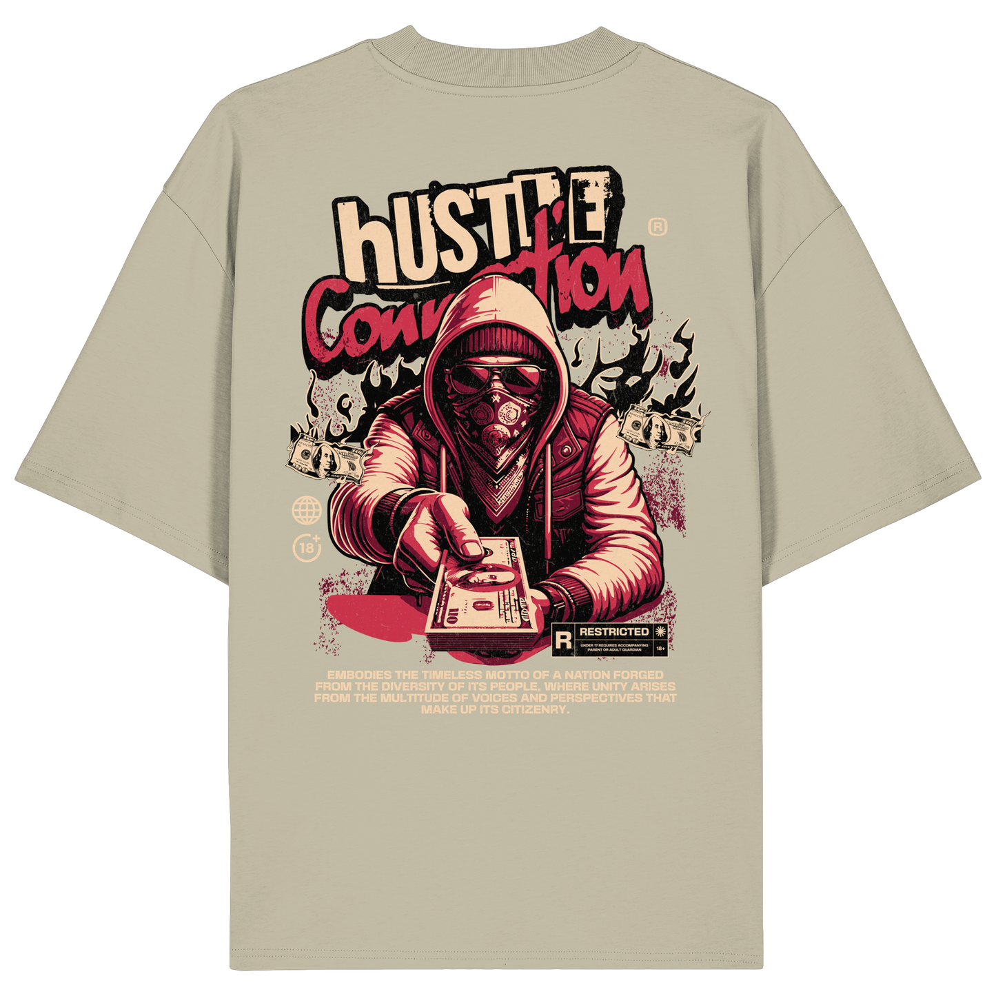 Money - Premium 200g/m² Oversize T-Shirt