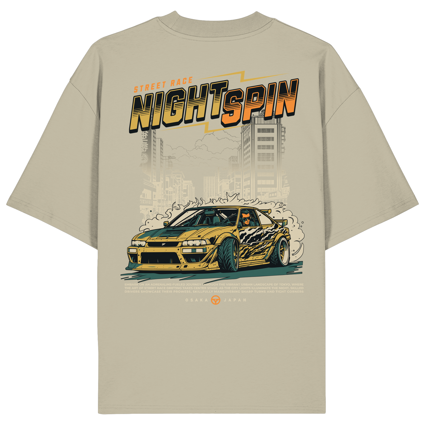 Car - Premium 200g/m² Oversize T-Shirt