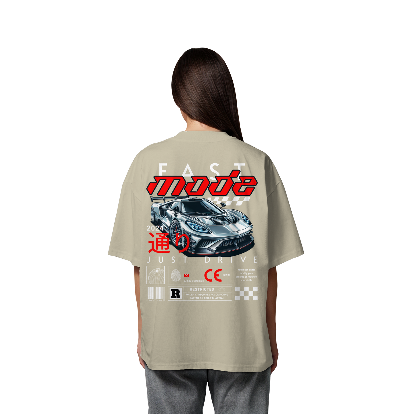 Car - Premium 200g/m² Oversize T-Shirt