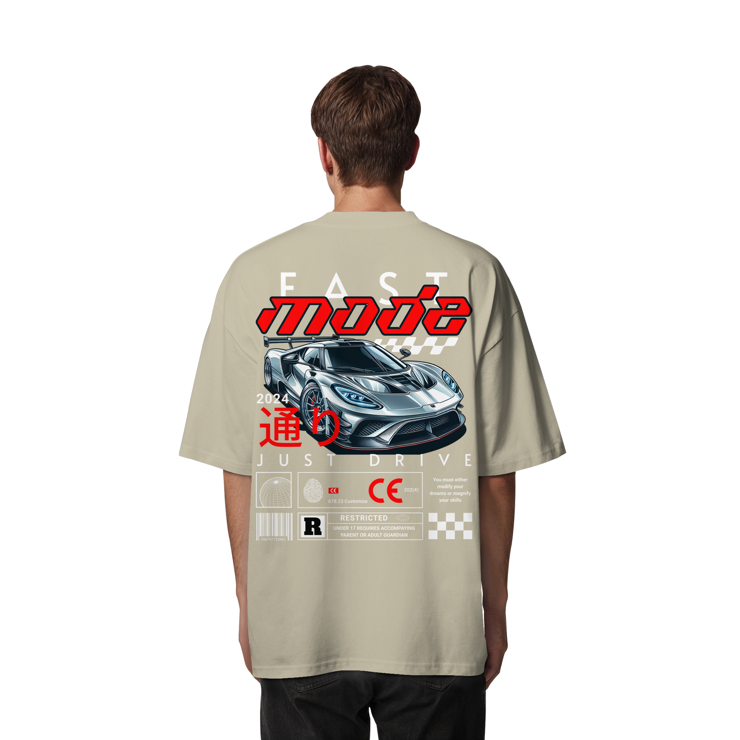 Car - Premium 200g/m² Oversize T-Shirt