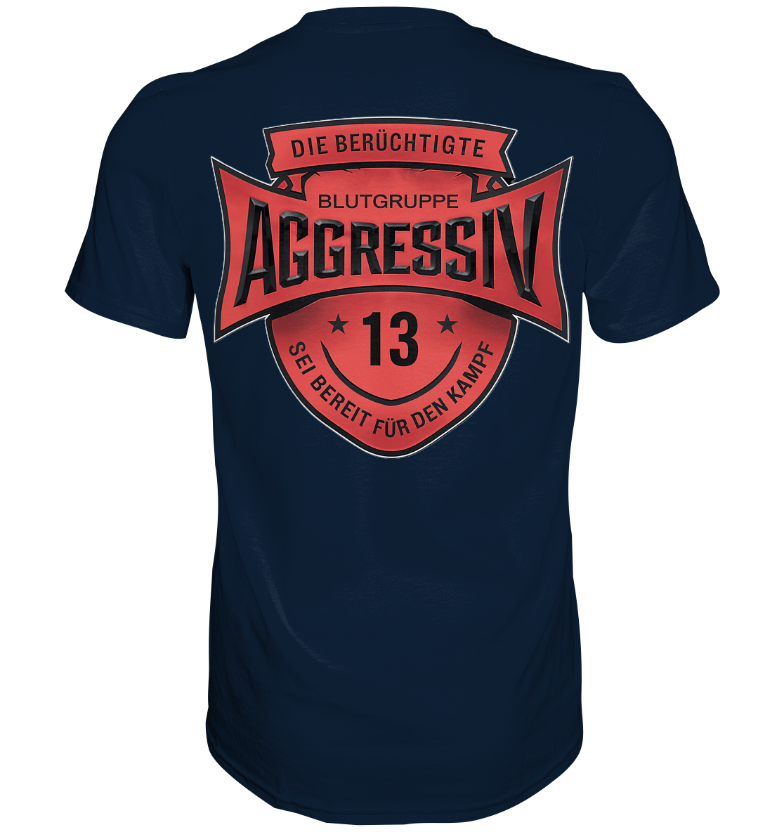 Blutgruppe Aggressiv - Premium Shirt