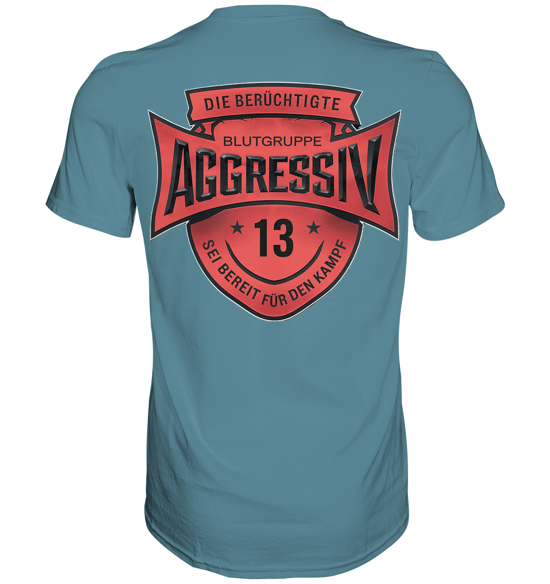 Blutgruppe Aggressiv - Premium Shirt