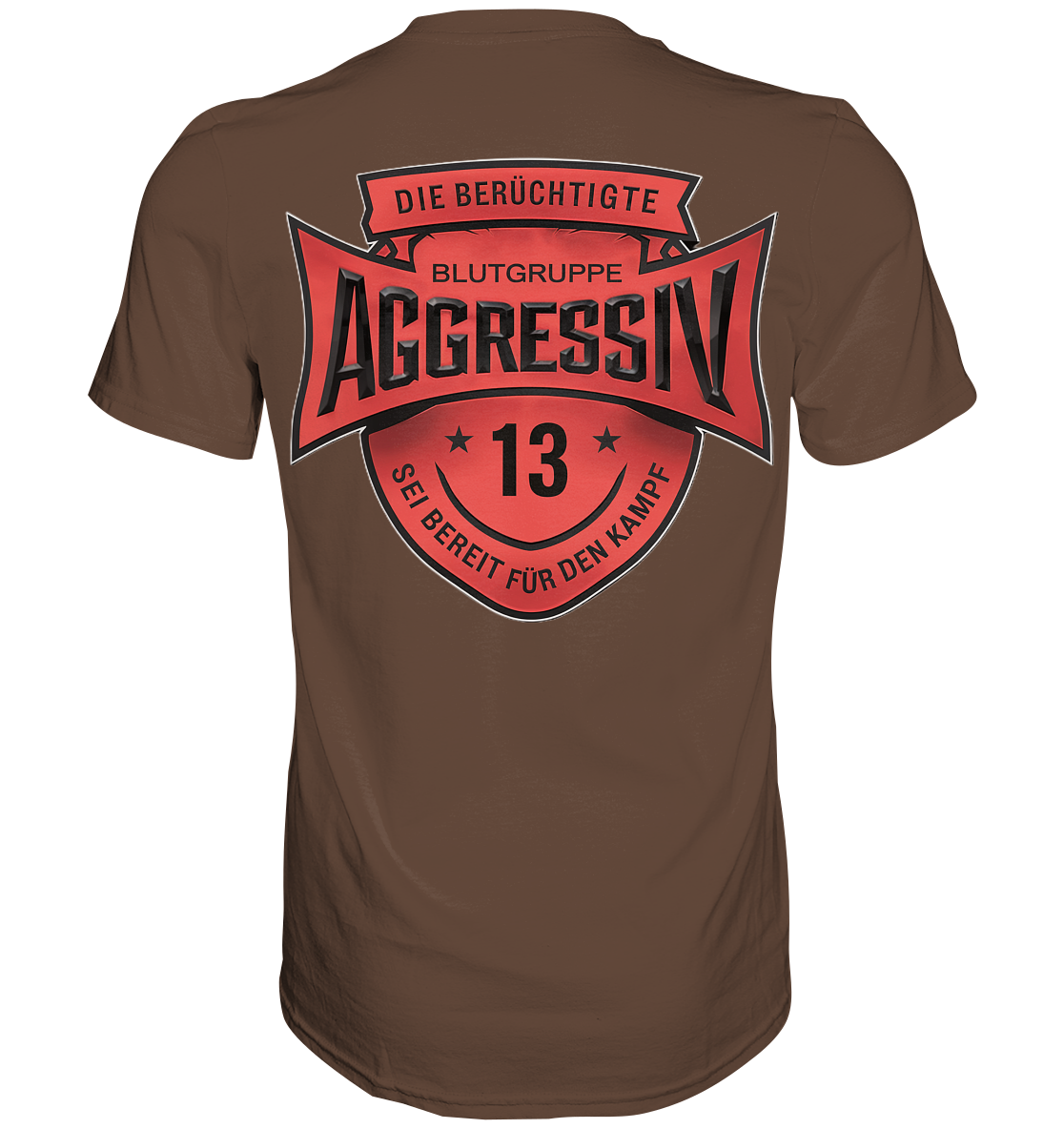 Blutgruppe Aggressiv - Premium Shirt