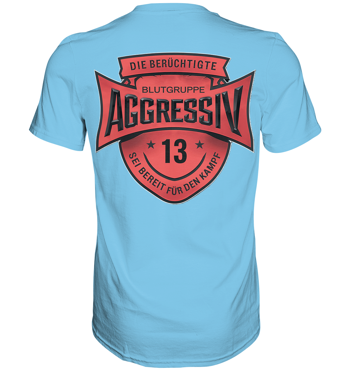 Blutgruppe Aggressiv - Premium Shirt