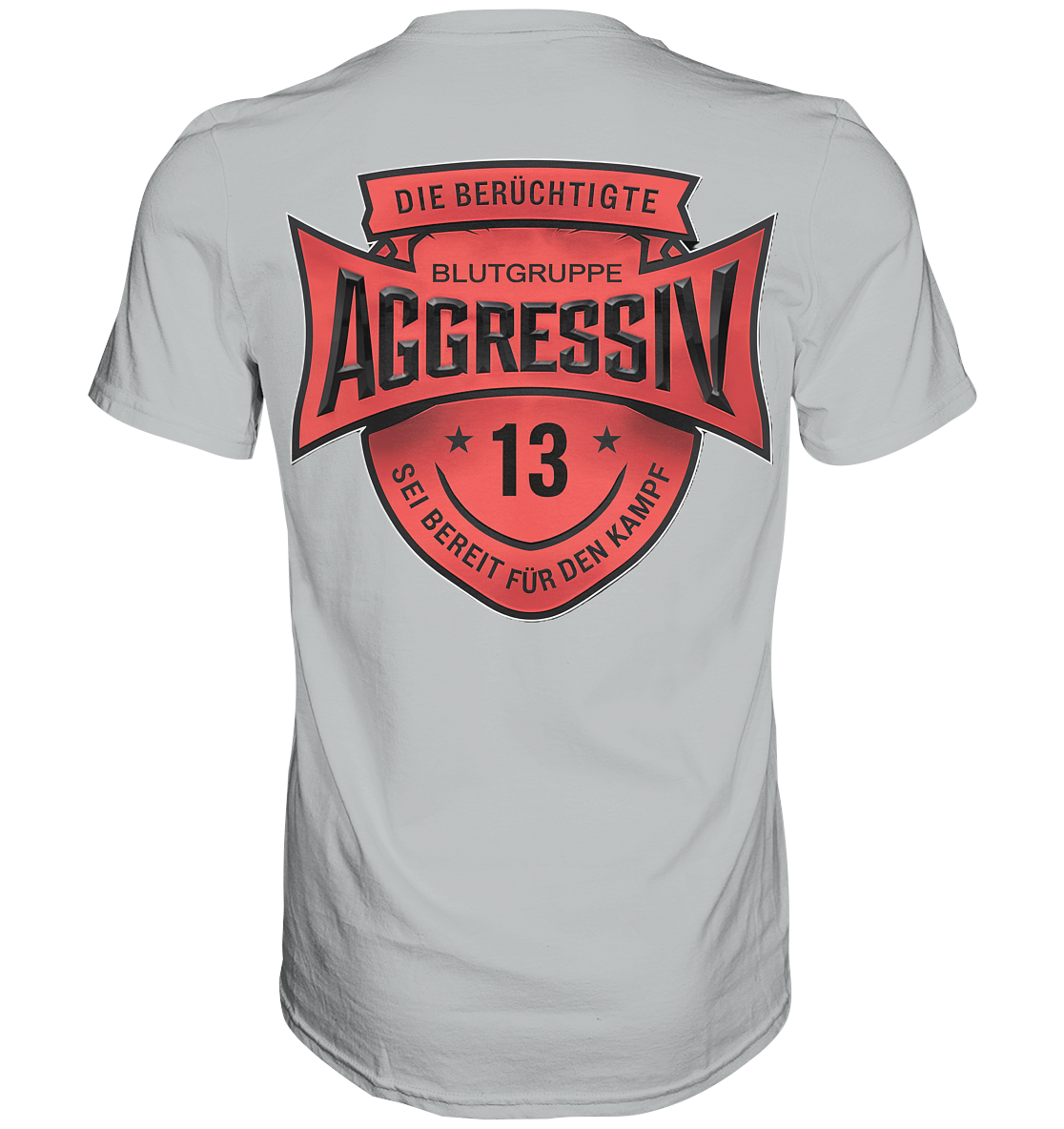 Blutgruppe Aggressiv - Premium Shirt