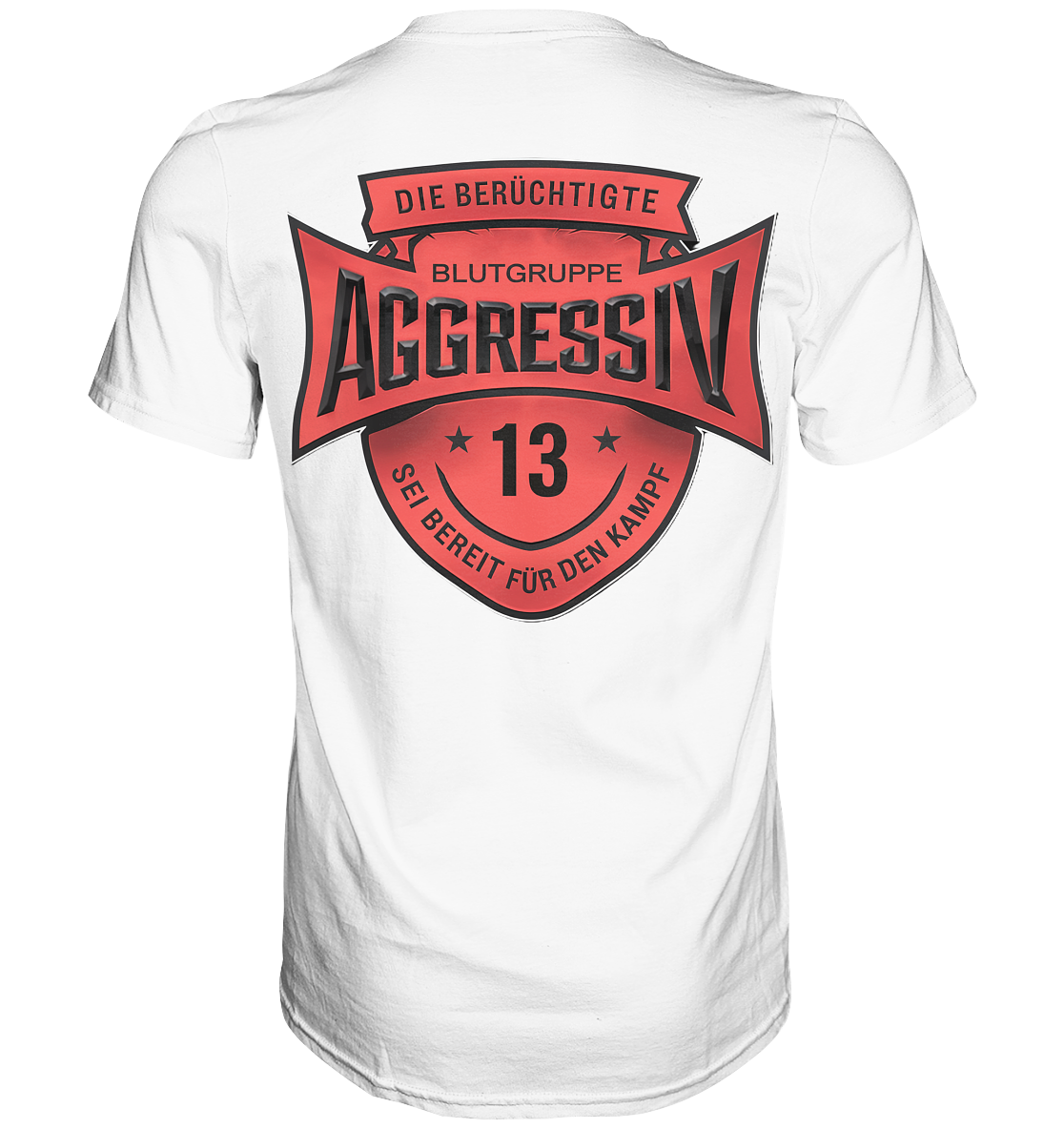 Blutgruppe Aggressiv - Premium Shirt