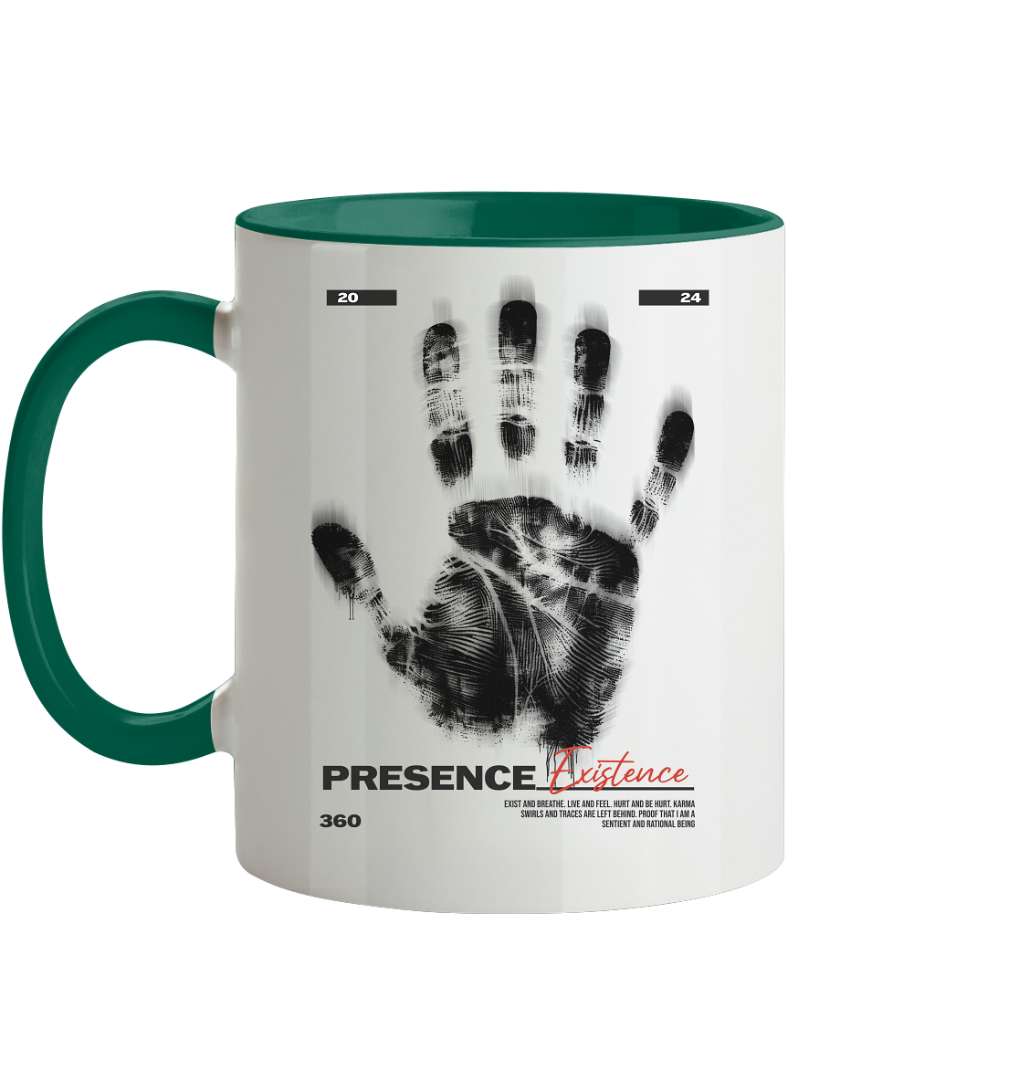 Tasse - zweifarbig mit zwei Seitendruck