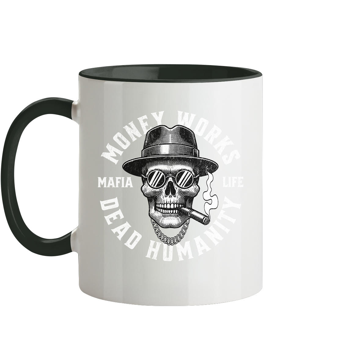 Tasse - zweifarbig mit zwei Seitendruck