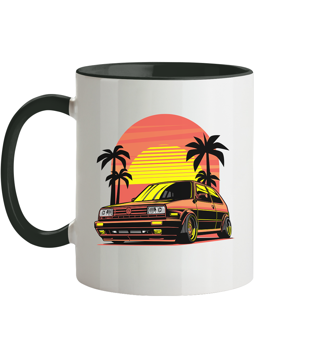 Tasse - zweifarbig mit zwei Seitendruck