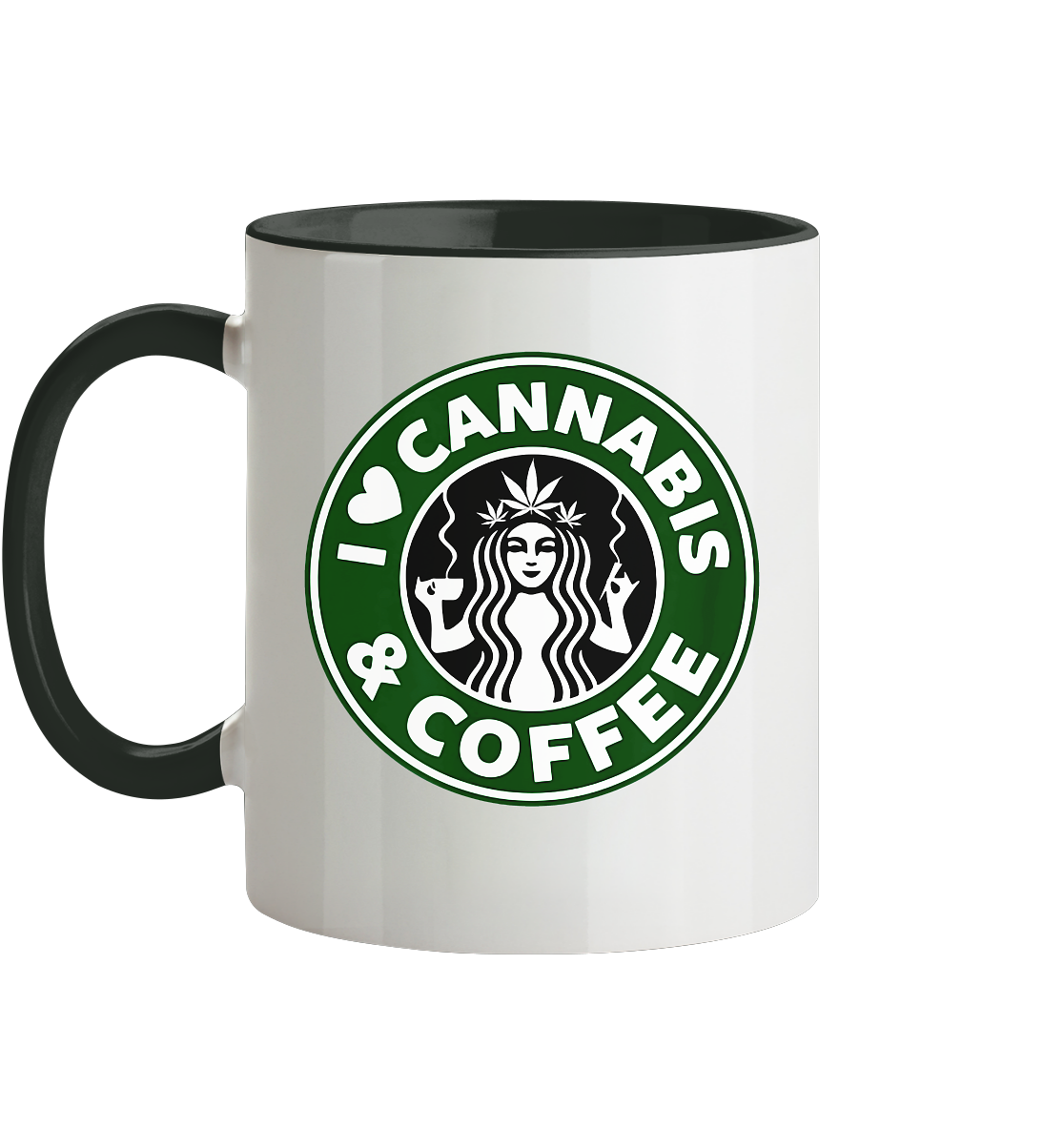 Tasse - zweifarbig mit zwei Seitendruck