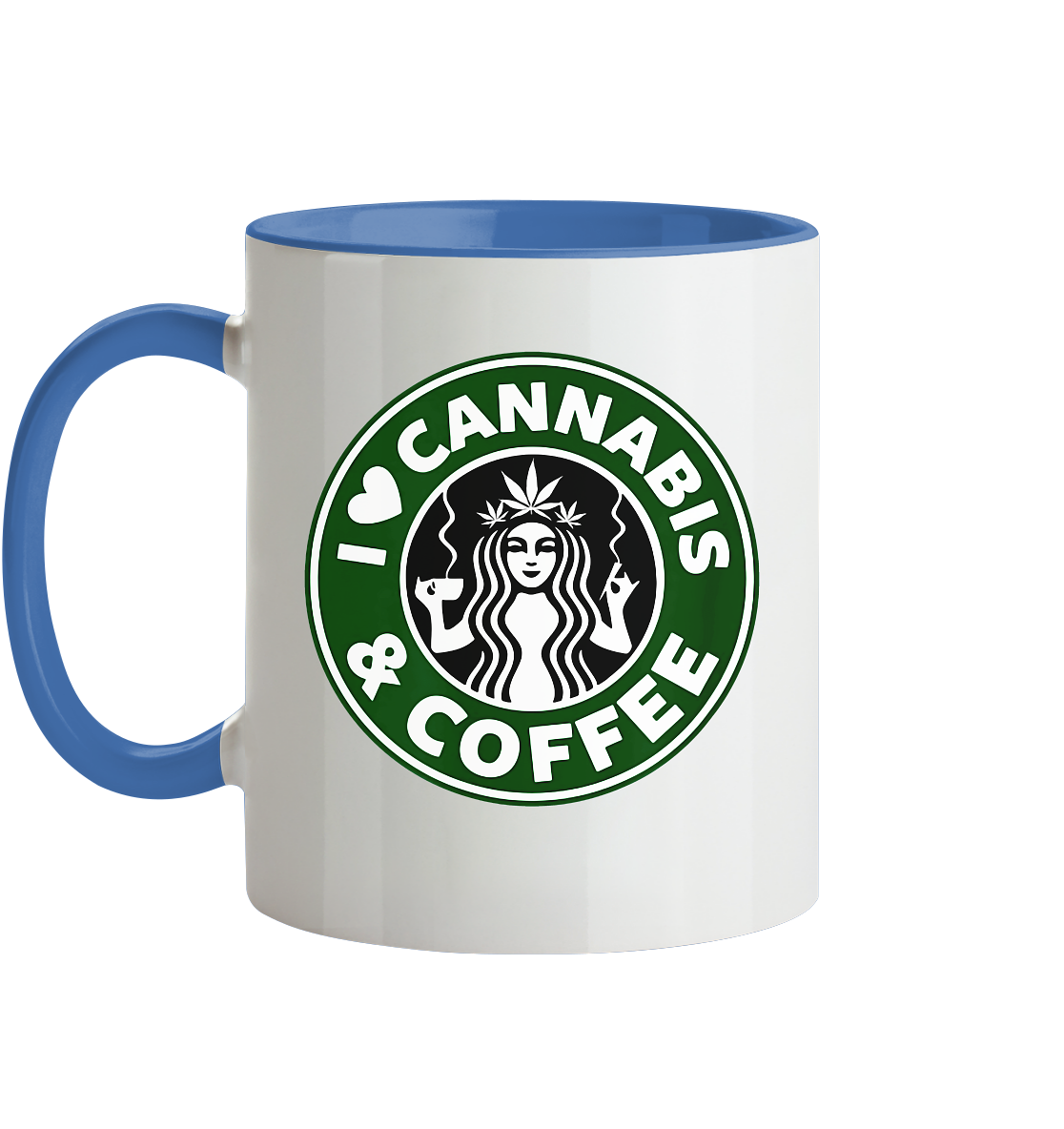 Tasse - zweifarbig mit zwei Seitendruck