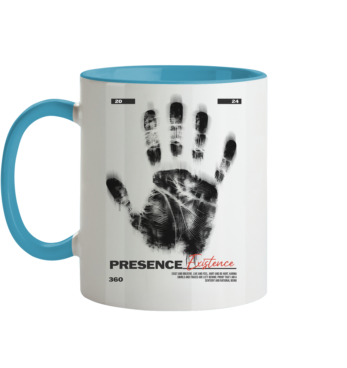 Tasse - zweifarbig mit zwei Seitendruck