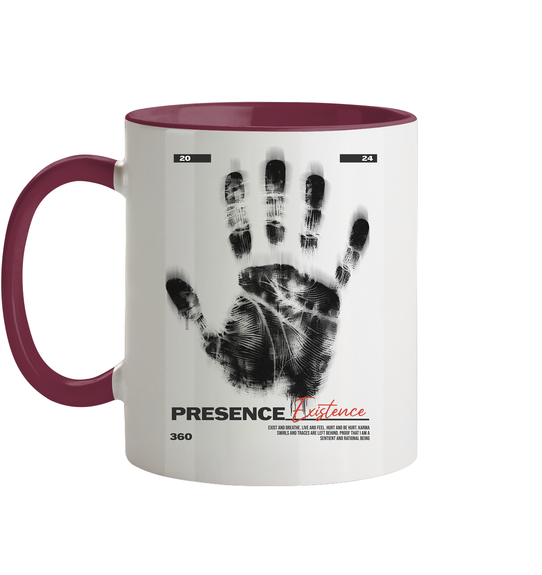 Tasse - zweifarbig mit zwei Seitendruck