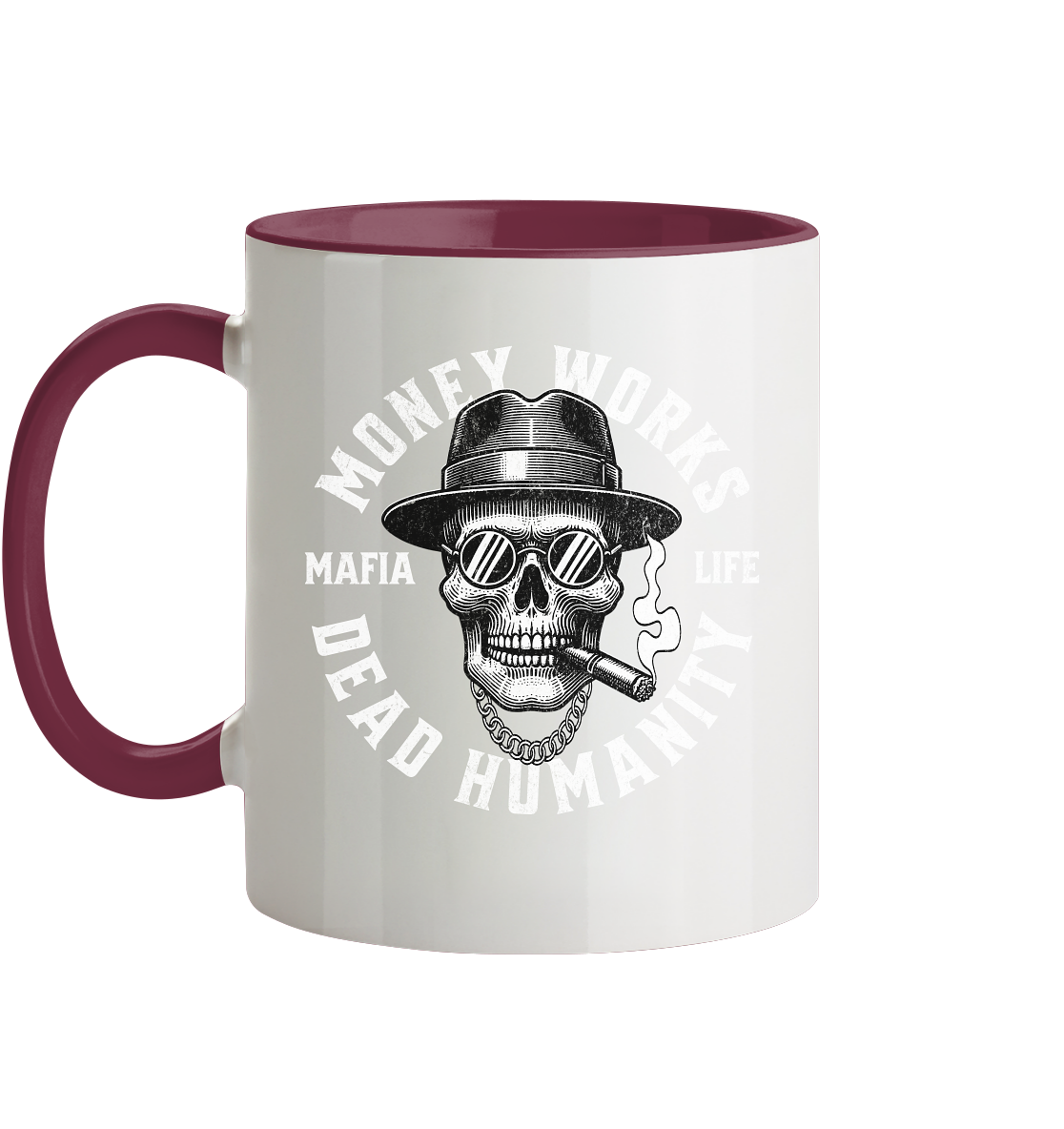 Tasse - zweifarbig mit zwei Seitendruck