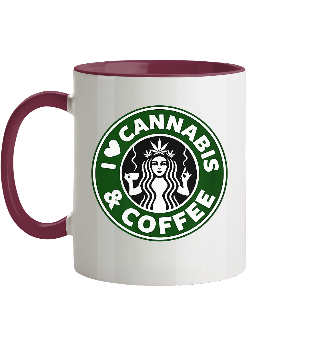 Tasse - zweifarbig mit zwei Seitendruck