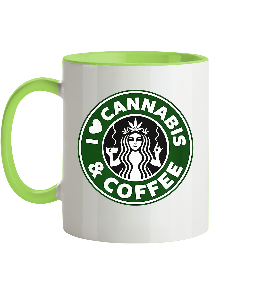 Tasse - zweifarbig mit zwei Seitendruck