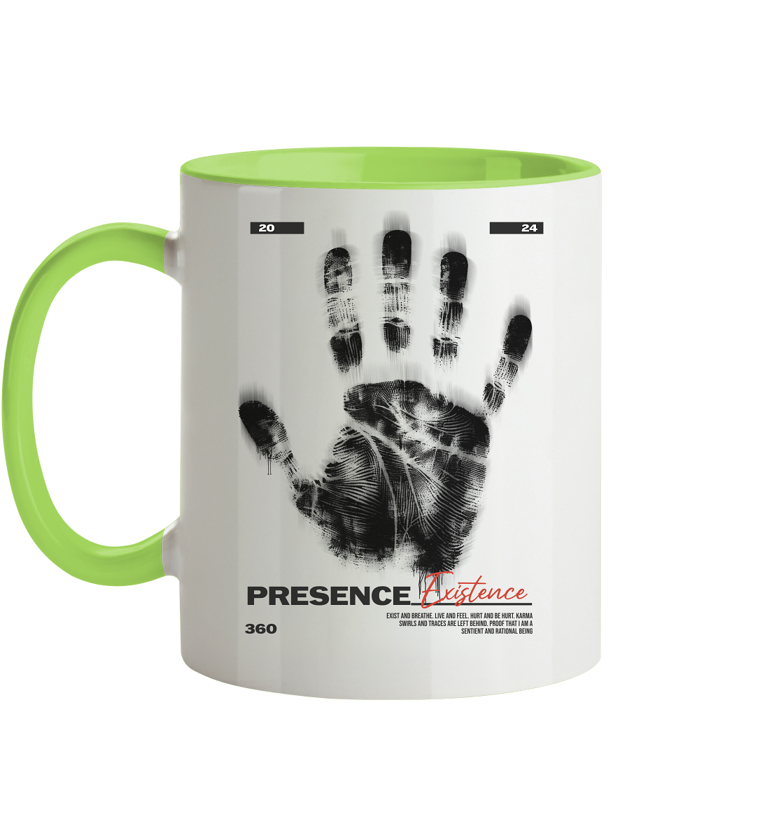 Tasse - zweifarbig mit zwei Seitendruck