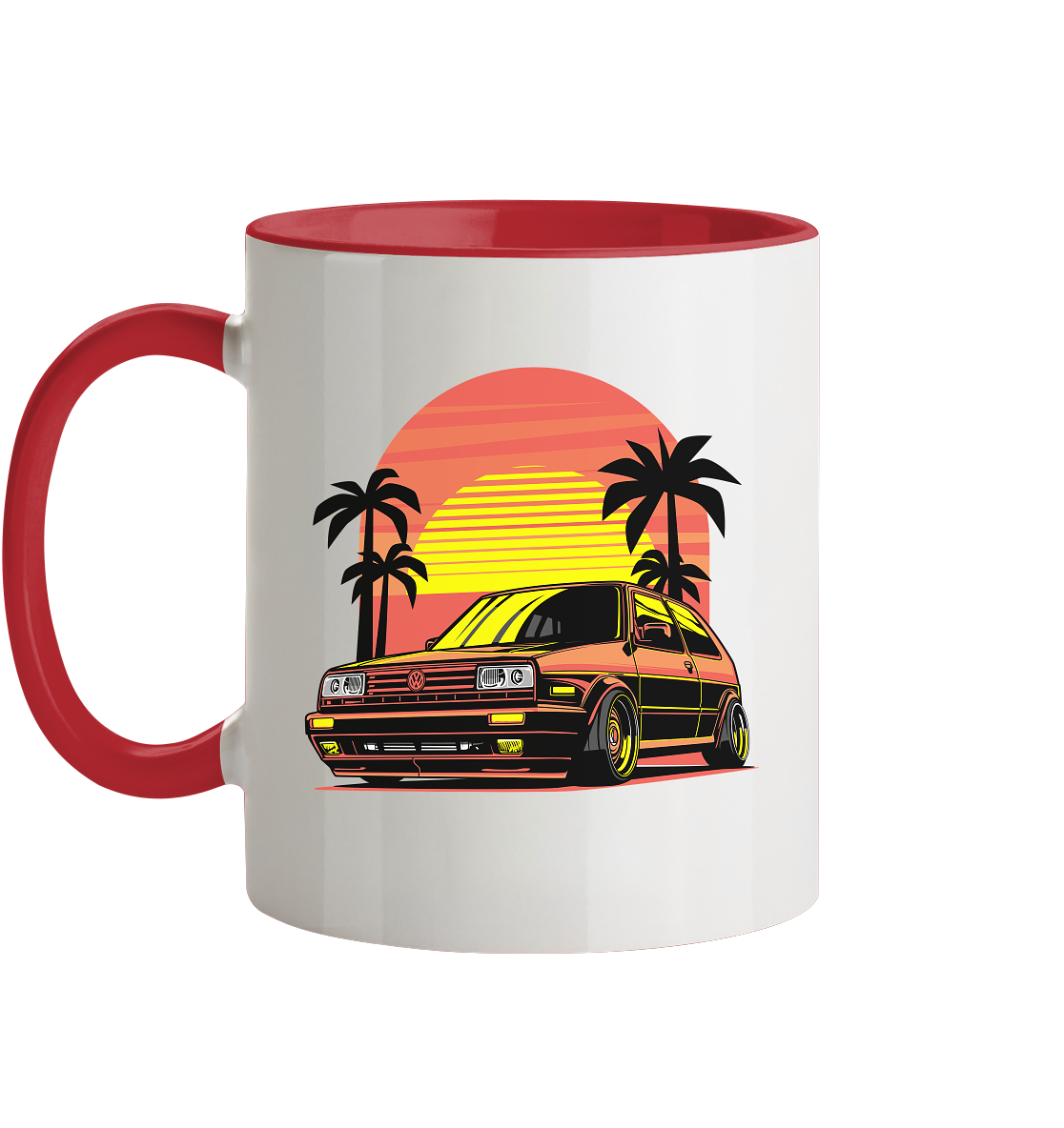 Tasse - zweifarbig mit zwei Seitendruck