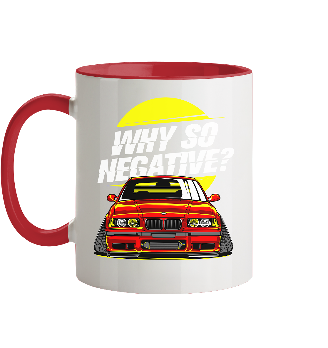 Tasse - zweifarbig mit zwei Seitendruck