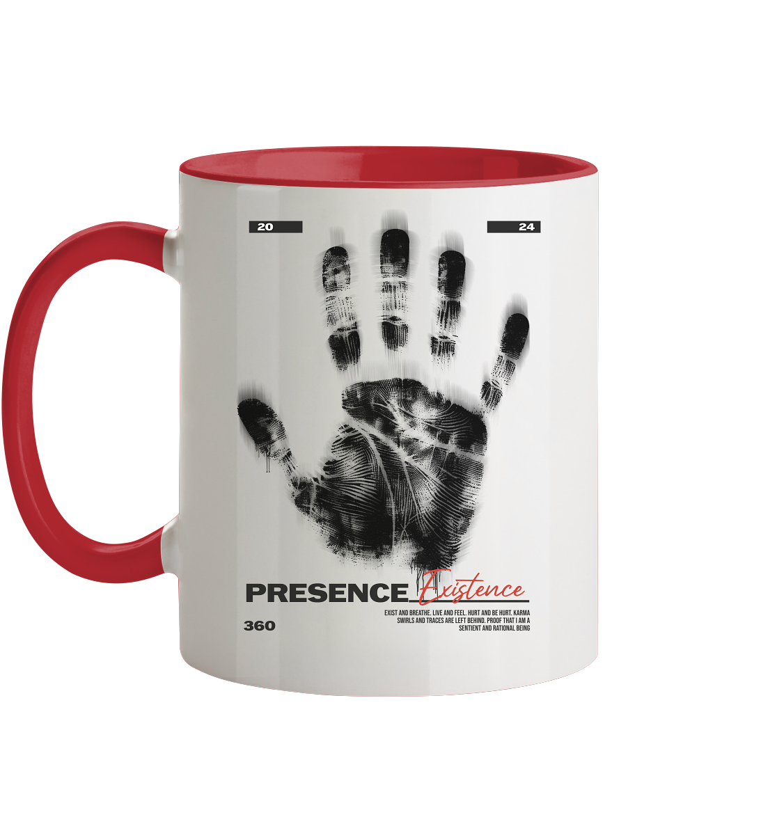 Tasse - zweifarbig mit zwei Seitendruck