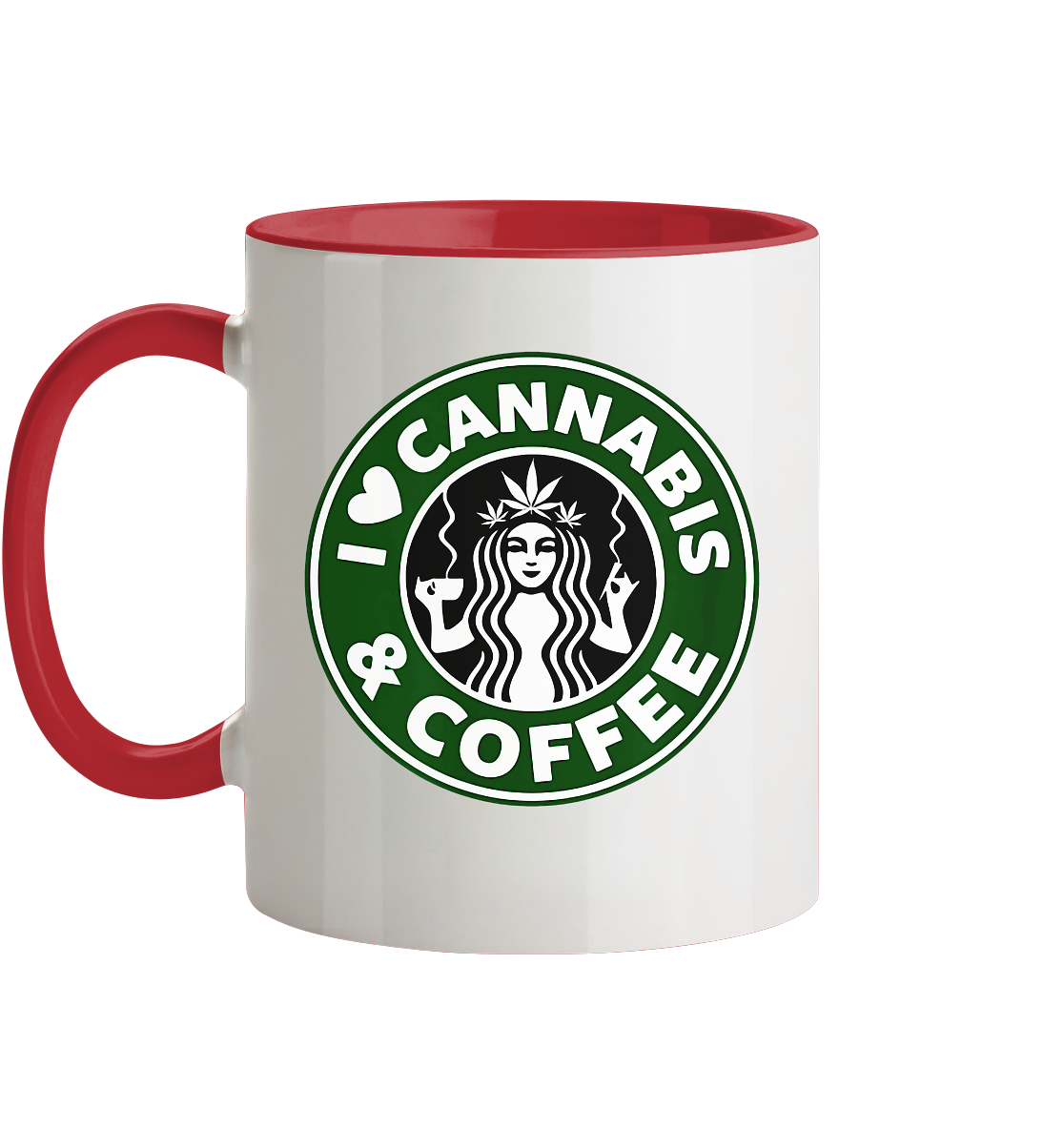 Tasse - zweifarbig mit zwei Seitendruck