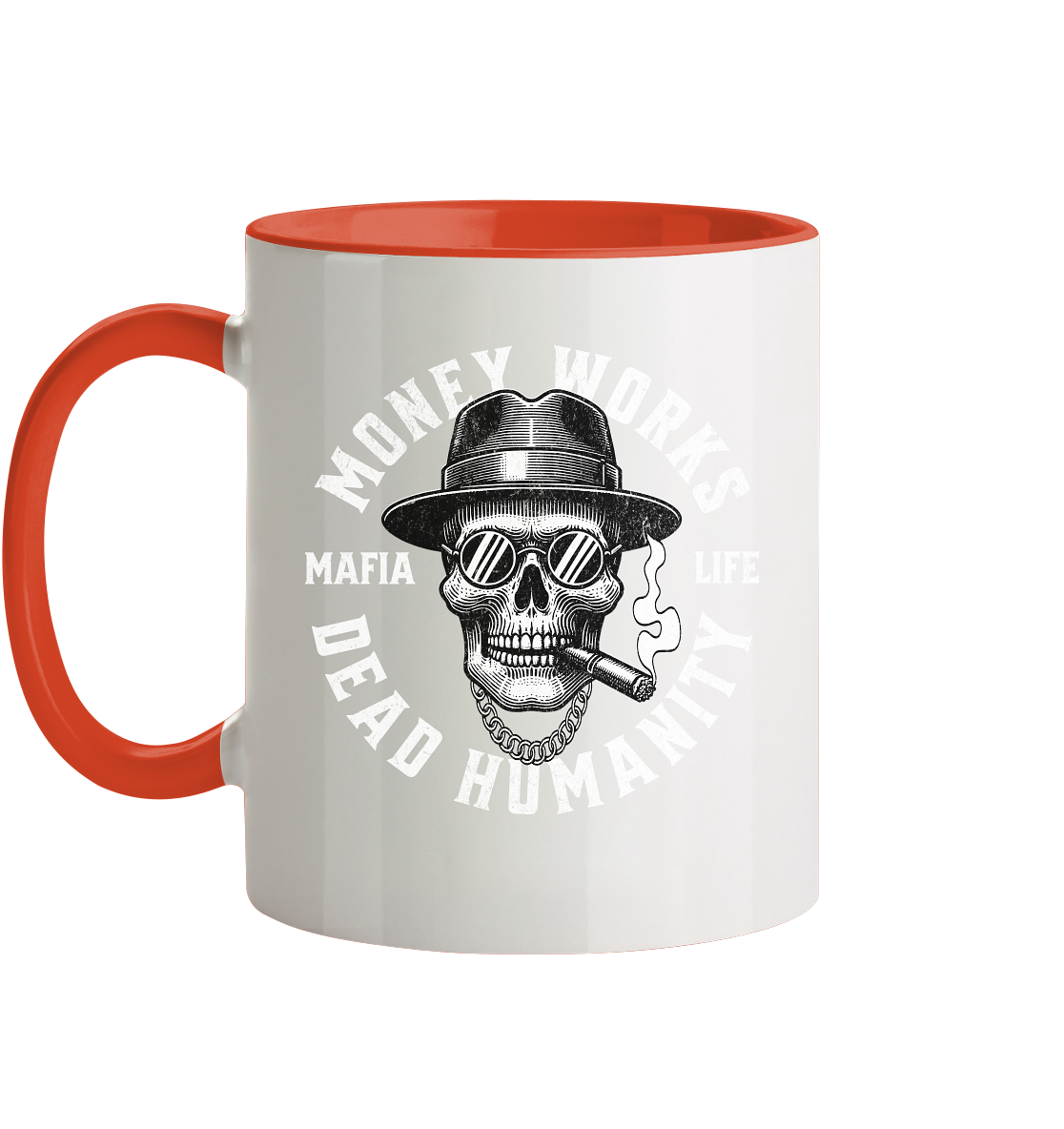 Tasse - zweifarbig mit zwei Seitendruck