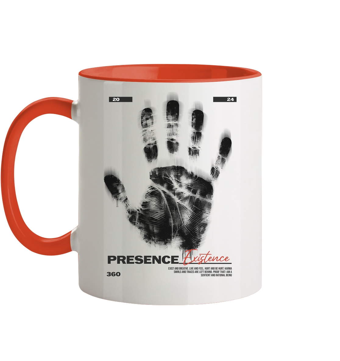 Tasse - zweifarbig mit zwei Seitendruck