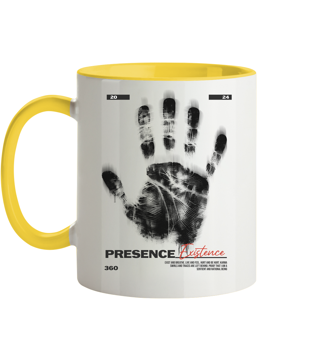 Tasse - zweifarbig mit zwei Seitendruck