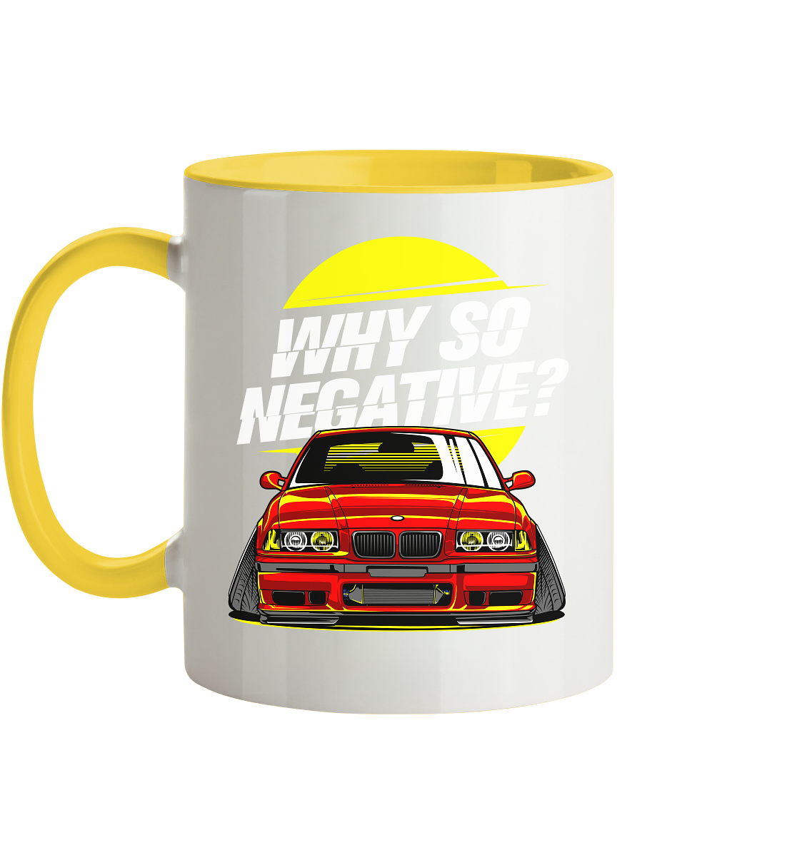 Tasse - zweifarbig mit zwei Seitendruck