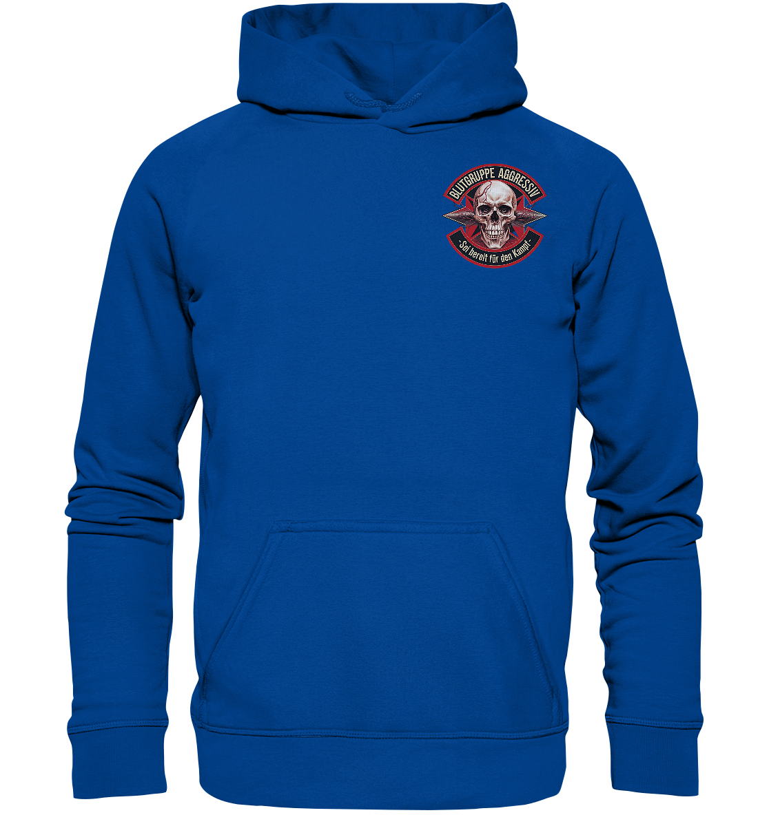 Blutgruppe Aggressiv Ready - Premium Hoodie