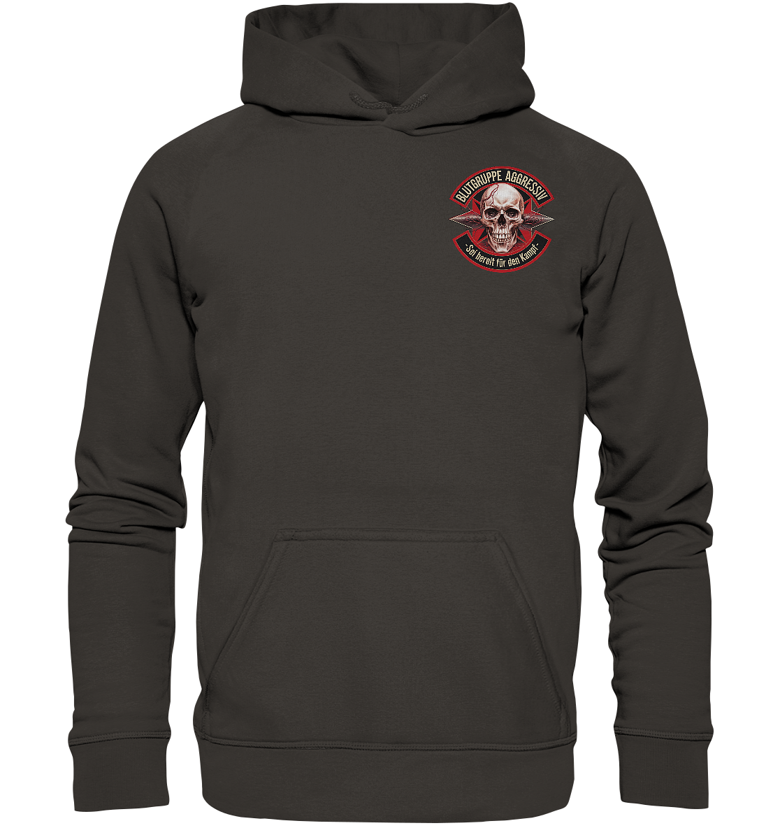 Blutgruppe Aggressiv Ready - Premium Hoodie