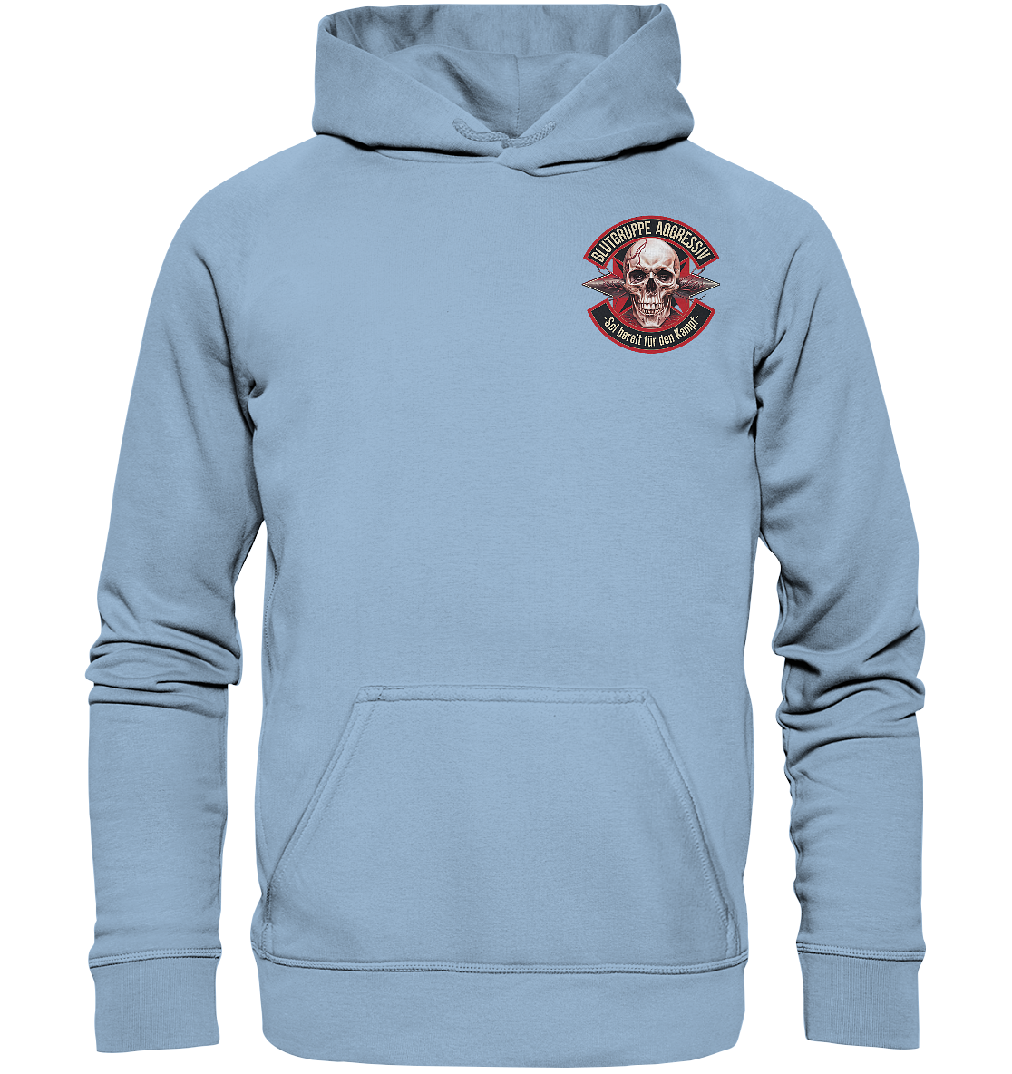 Blutgruppe Aggressiv Ready - Premium Hoodie