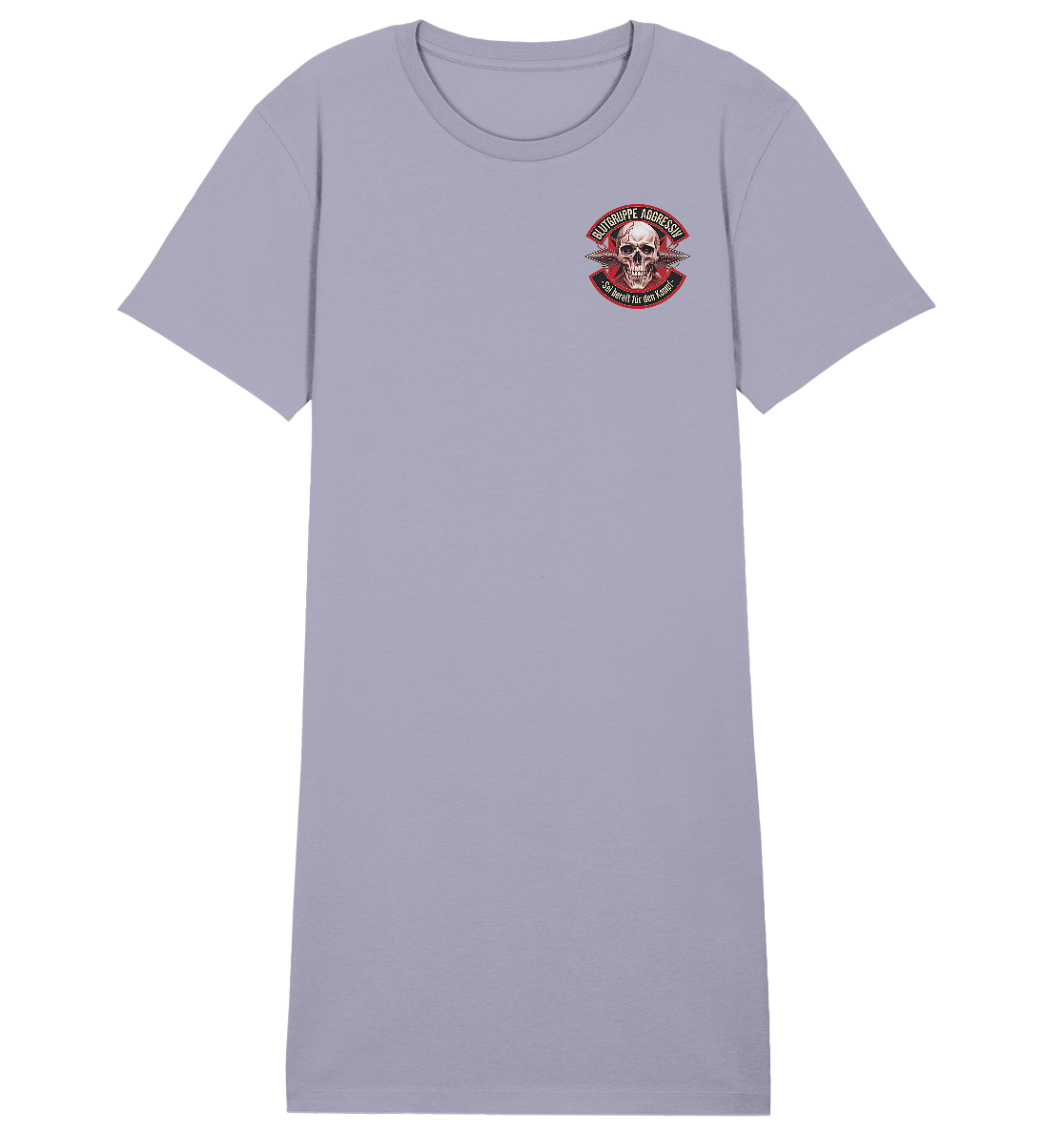 Blutgruppe Aggressiv - Ladies Organic Shirt Dress